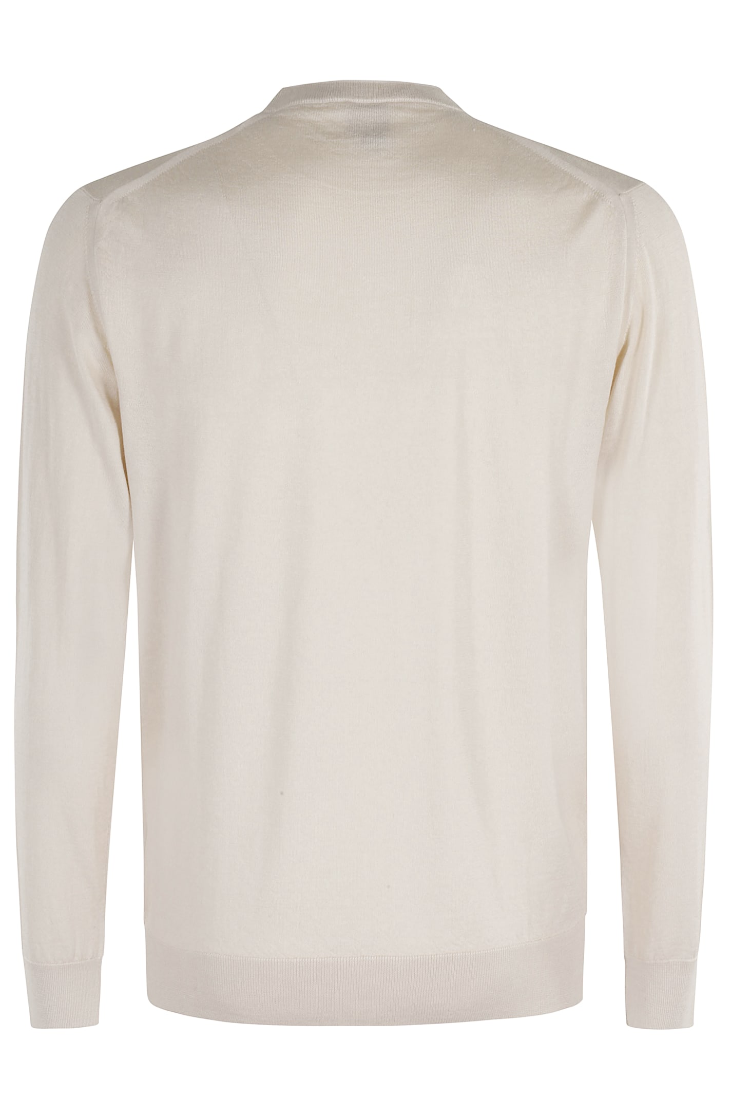 Eleventy Maglia Girocollo Doppio Collo In Brown
