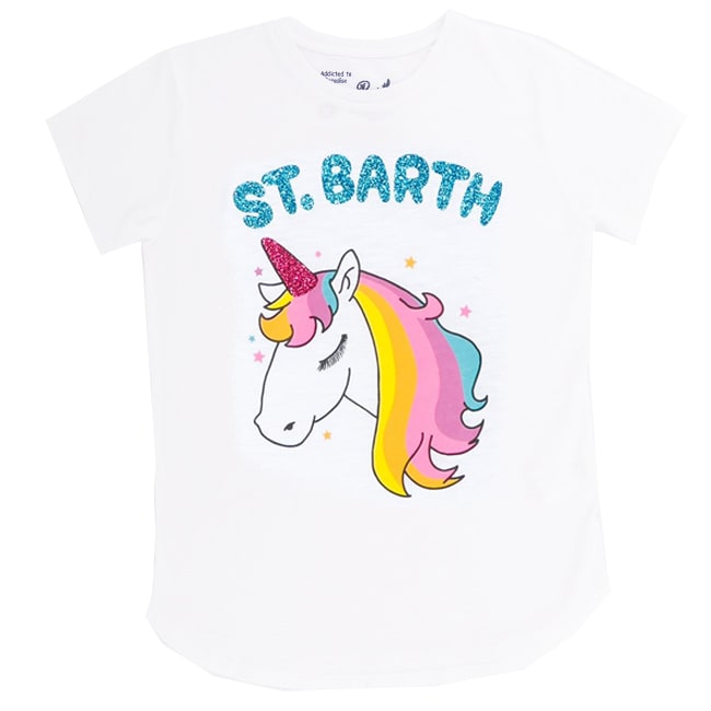 MC2 Saint Barth T-shirt Gril Unicorn Print