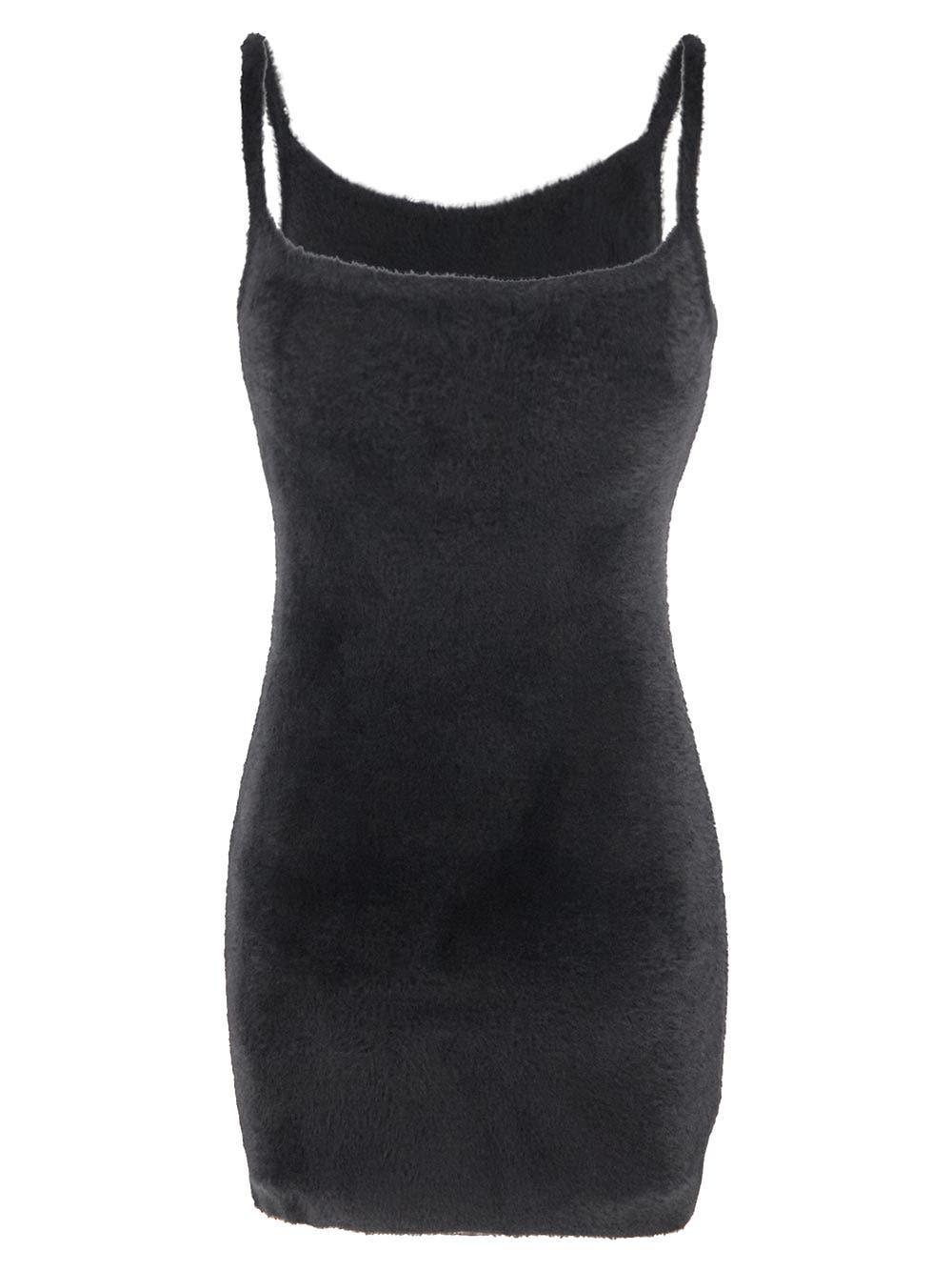 Shop Off-white Black Mini Dress
