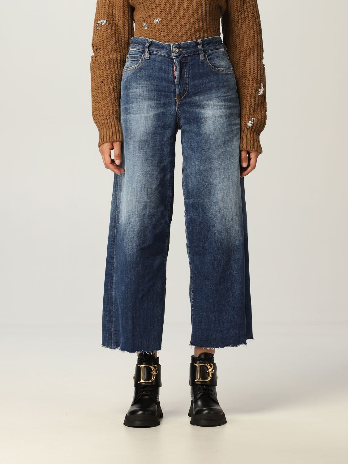 Dsquared2 Jeans Dsquared2 Washed Wide Jeans