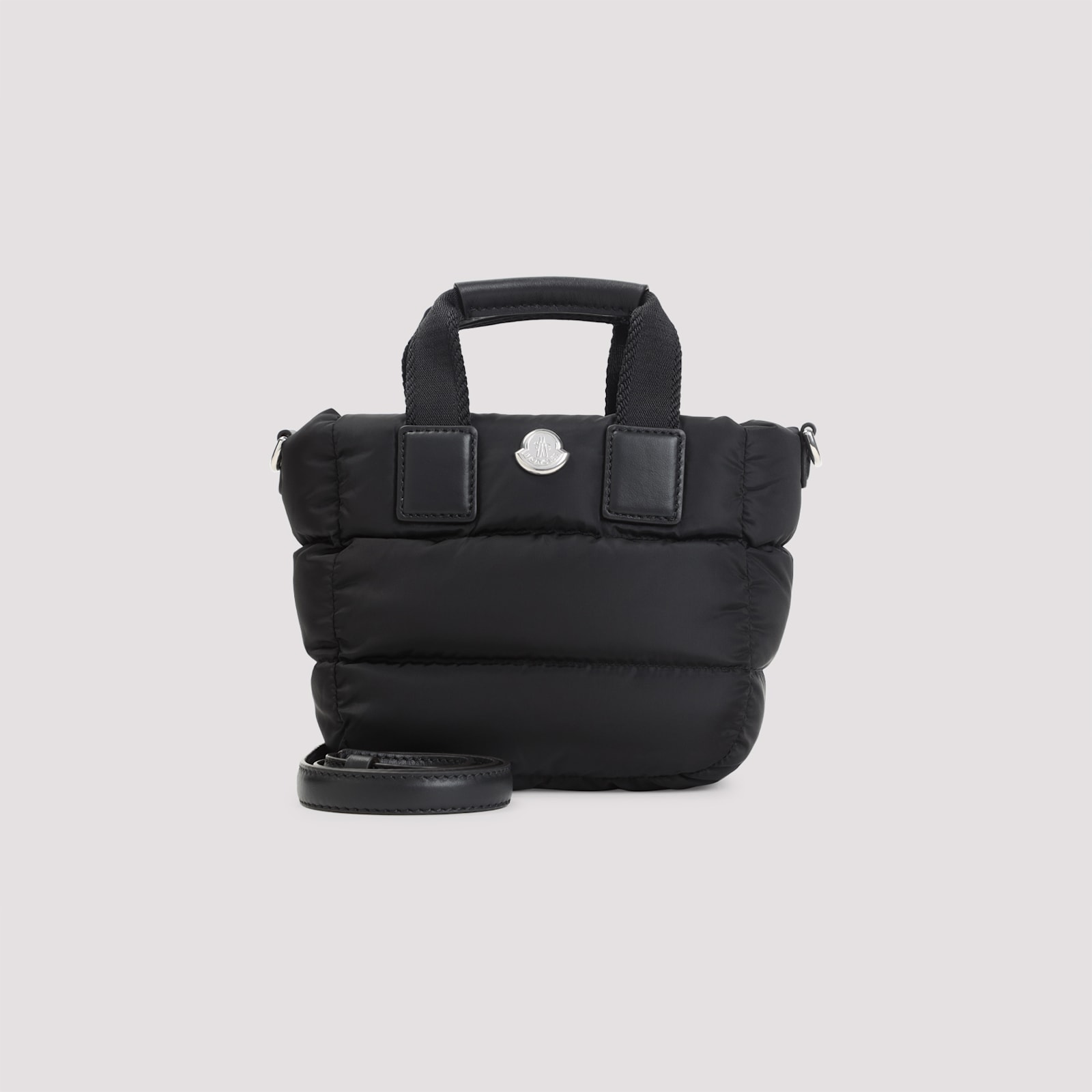 Moncler Micro Caradoc Shoulder Bag In Black