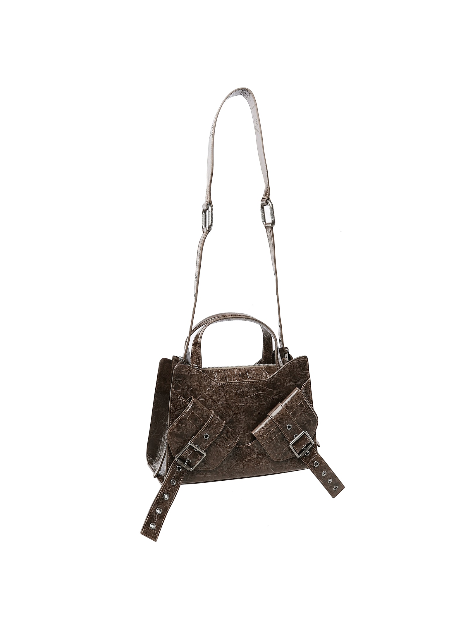 Shop Biasia Crossbody Shoulder Bag Y2k.003 In Brown