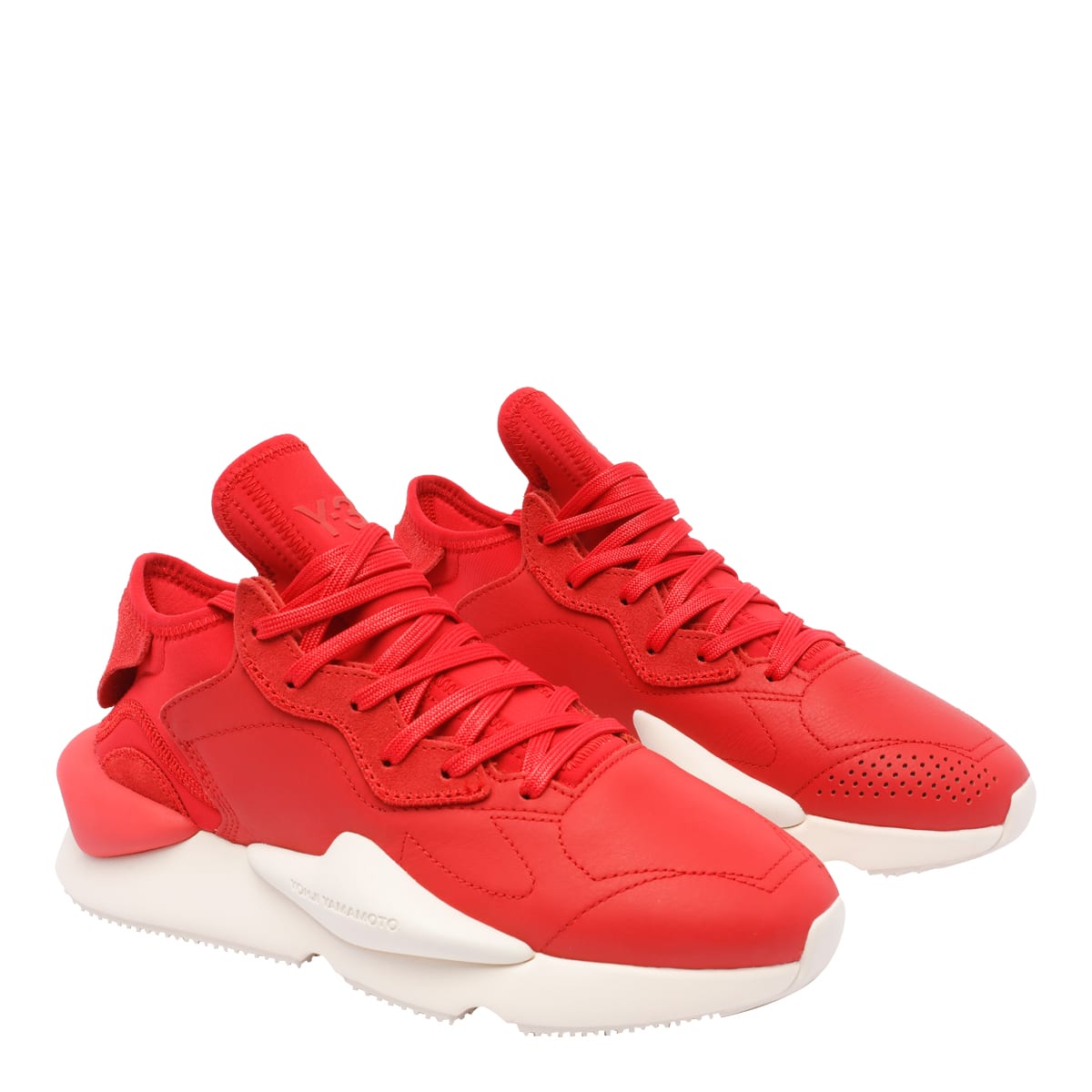 Y-3 Kaiwa Sneakers In Red