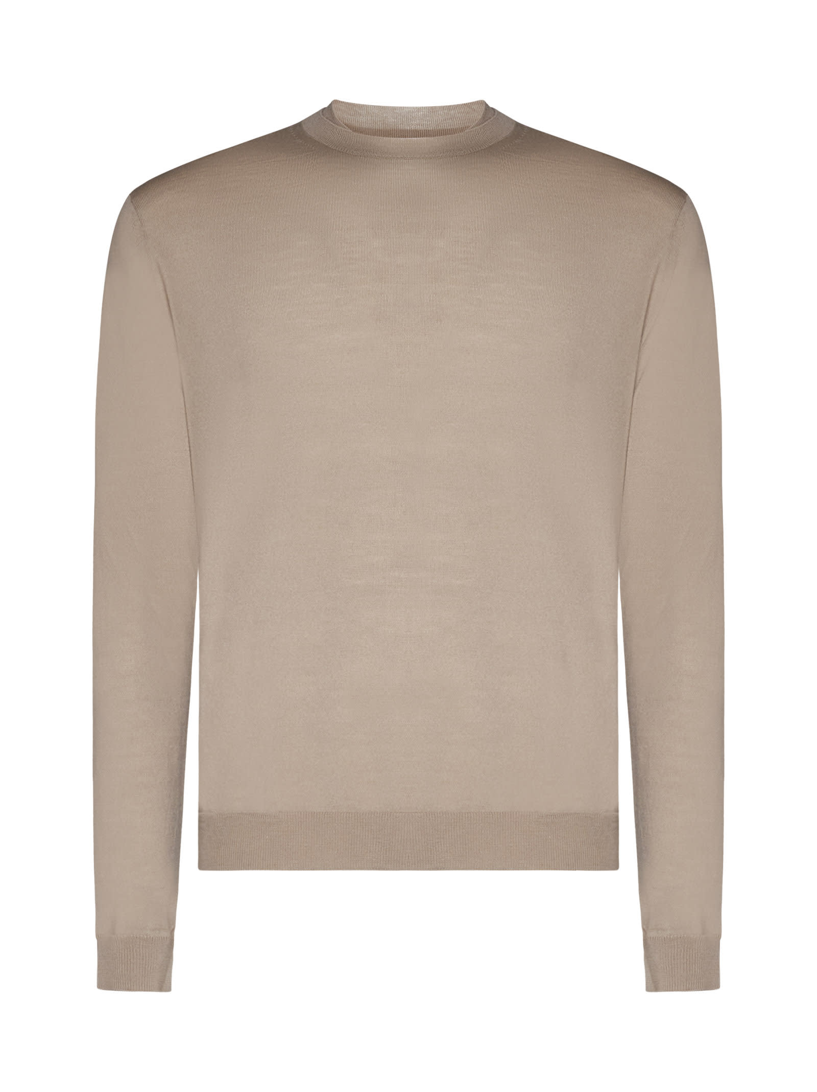 Shop Low Brand Sweater In Bone White