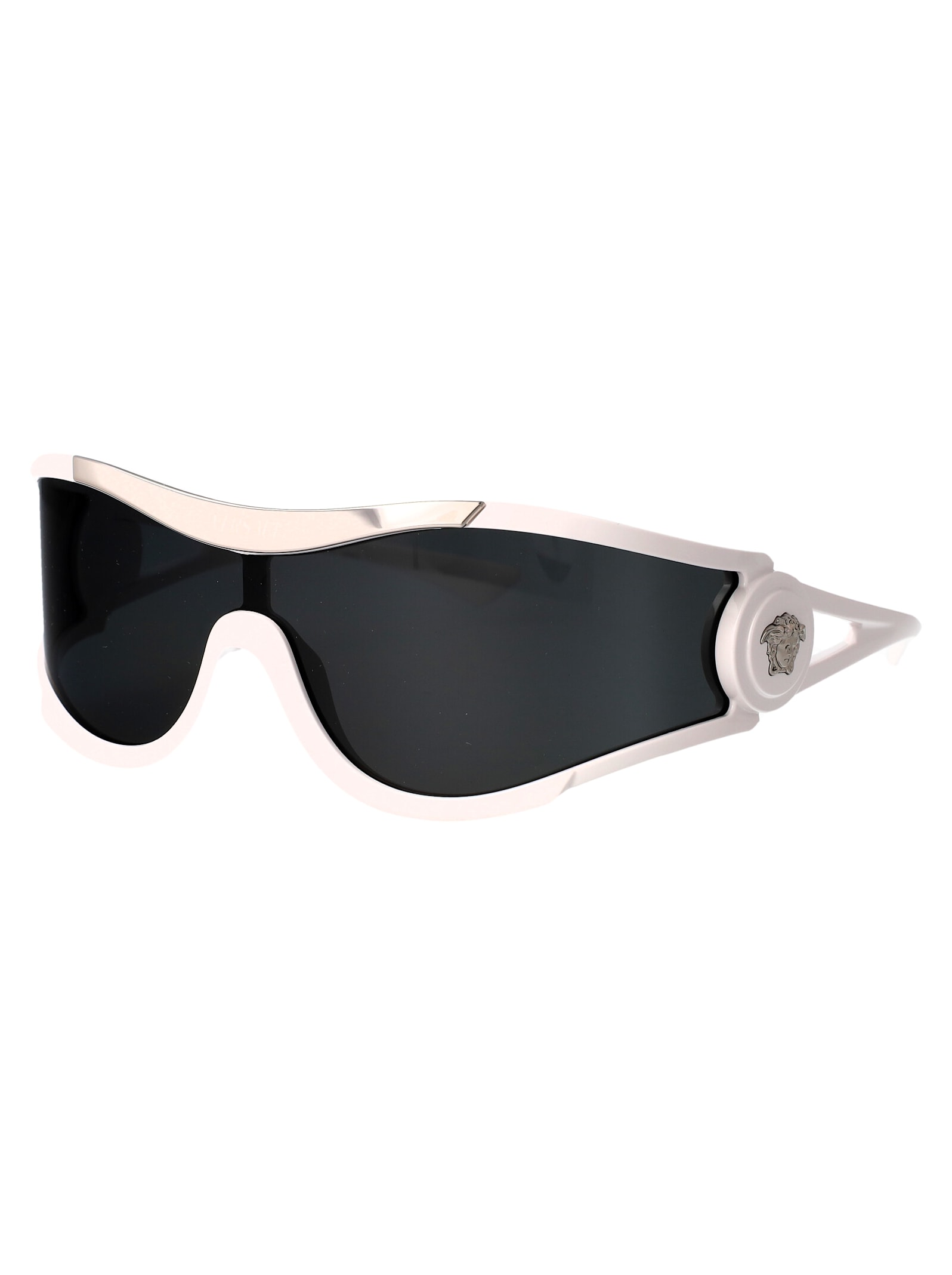 Shop Versace 0ve4475 Sunglasses In 314/87 White