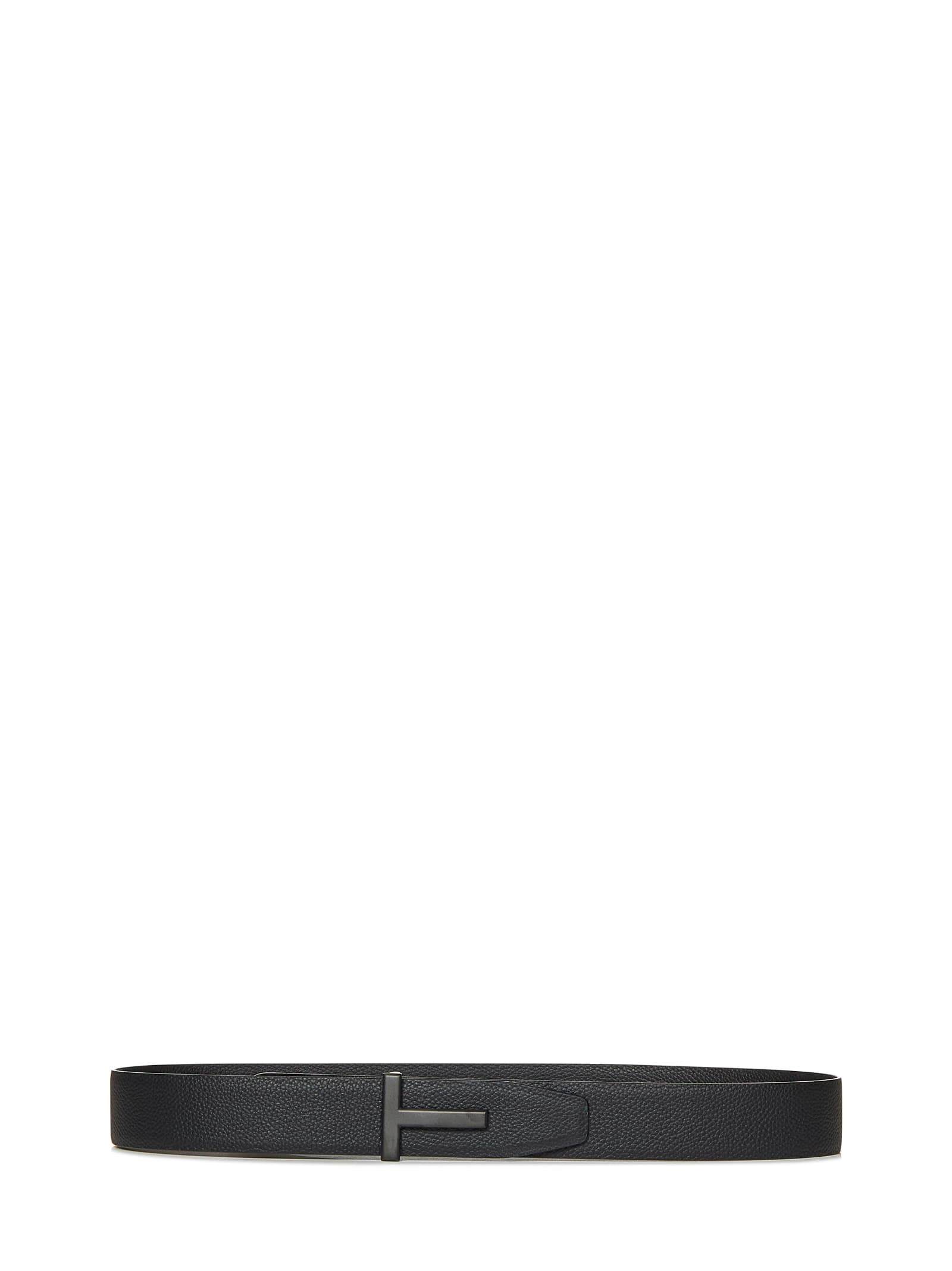 Shop Tom Ford T Icon Belt In Black