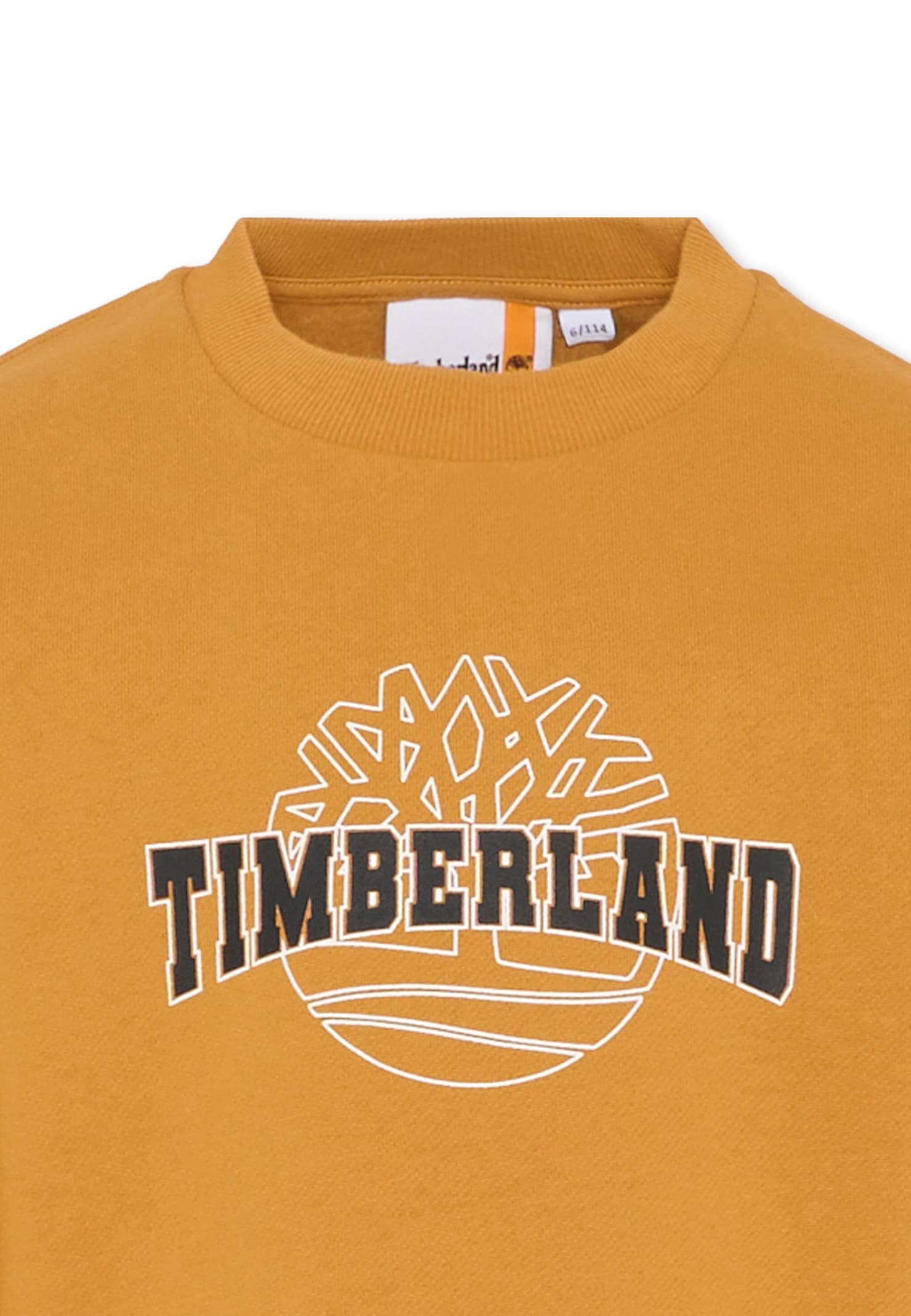 Timberland Logo-print Sweatshirt In Brown