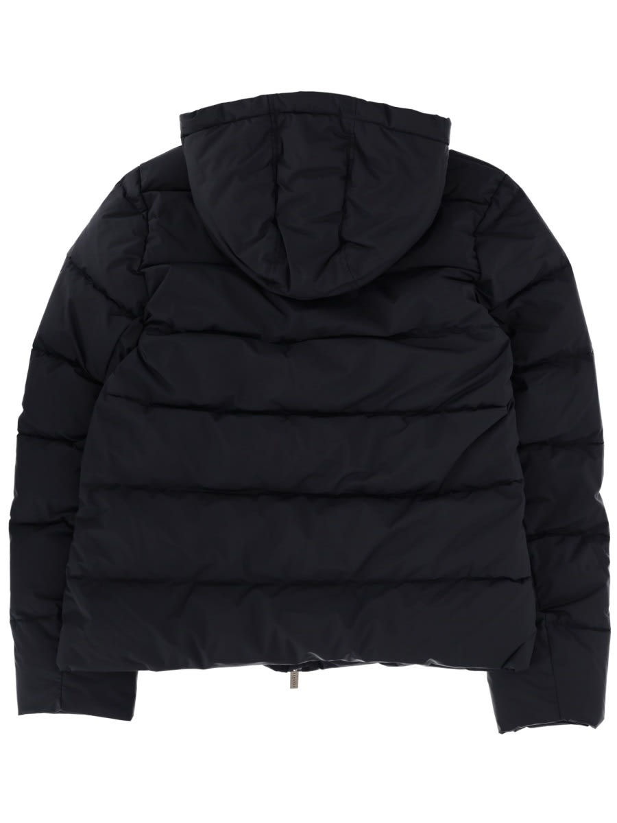 Pyrenex Hooded Quilted Jacket For All Seasons In Blue