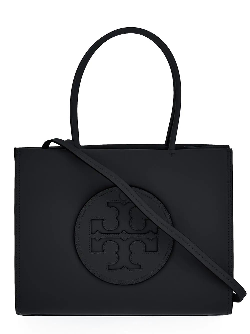 Tory Burch Ella Small Tote Bag In Black | ModeSens