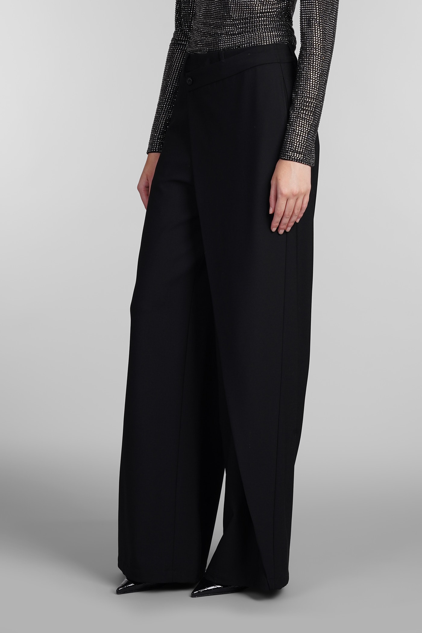 Shop Giuseppe Di Morabito Pants In Black Wool