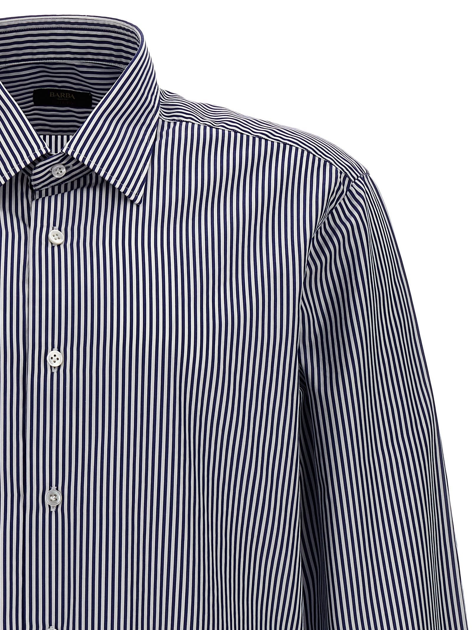 BARBA NAPOLI STRIPED SHIRT 