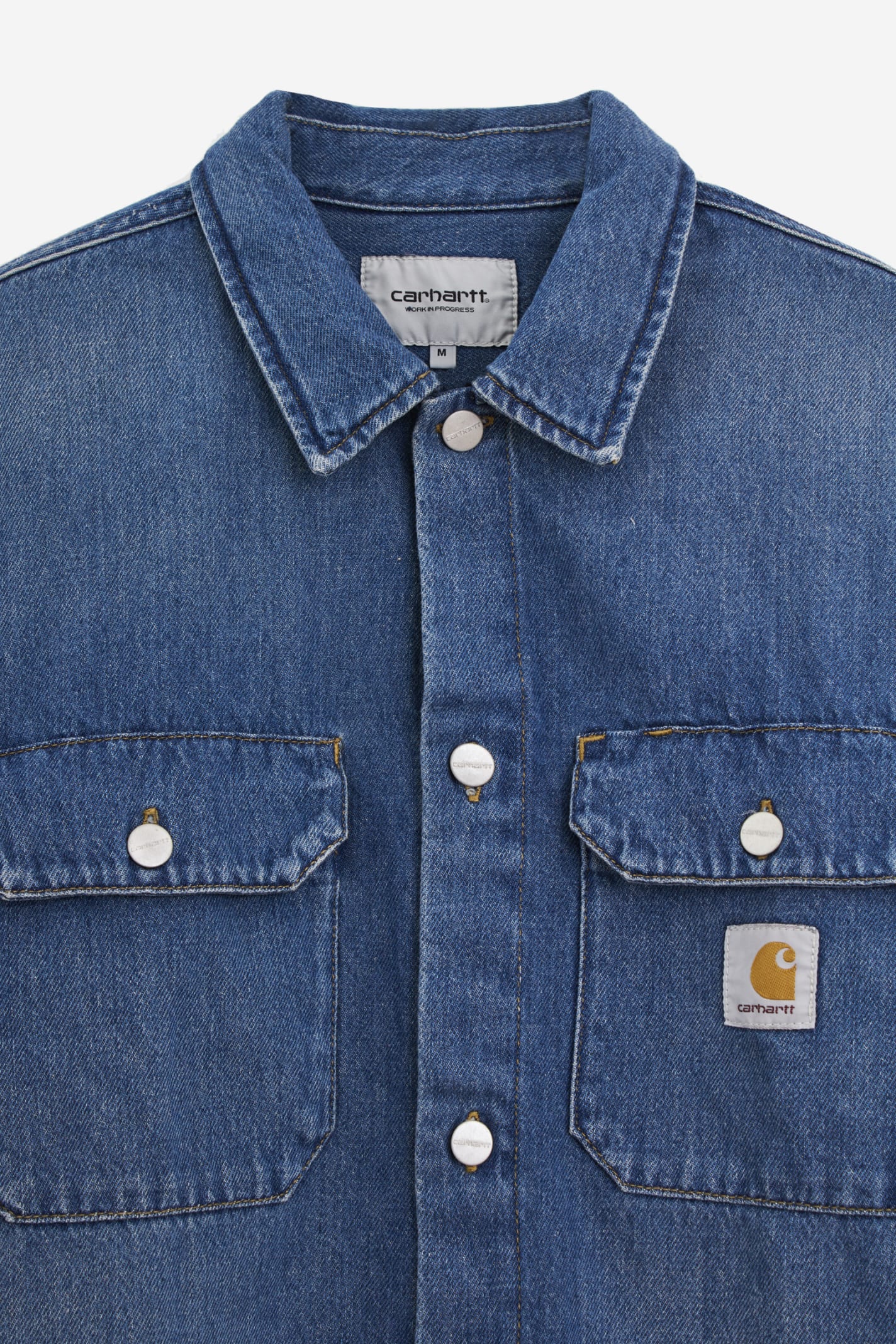 Shop Carhartt Harvey Shirt In Blue