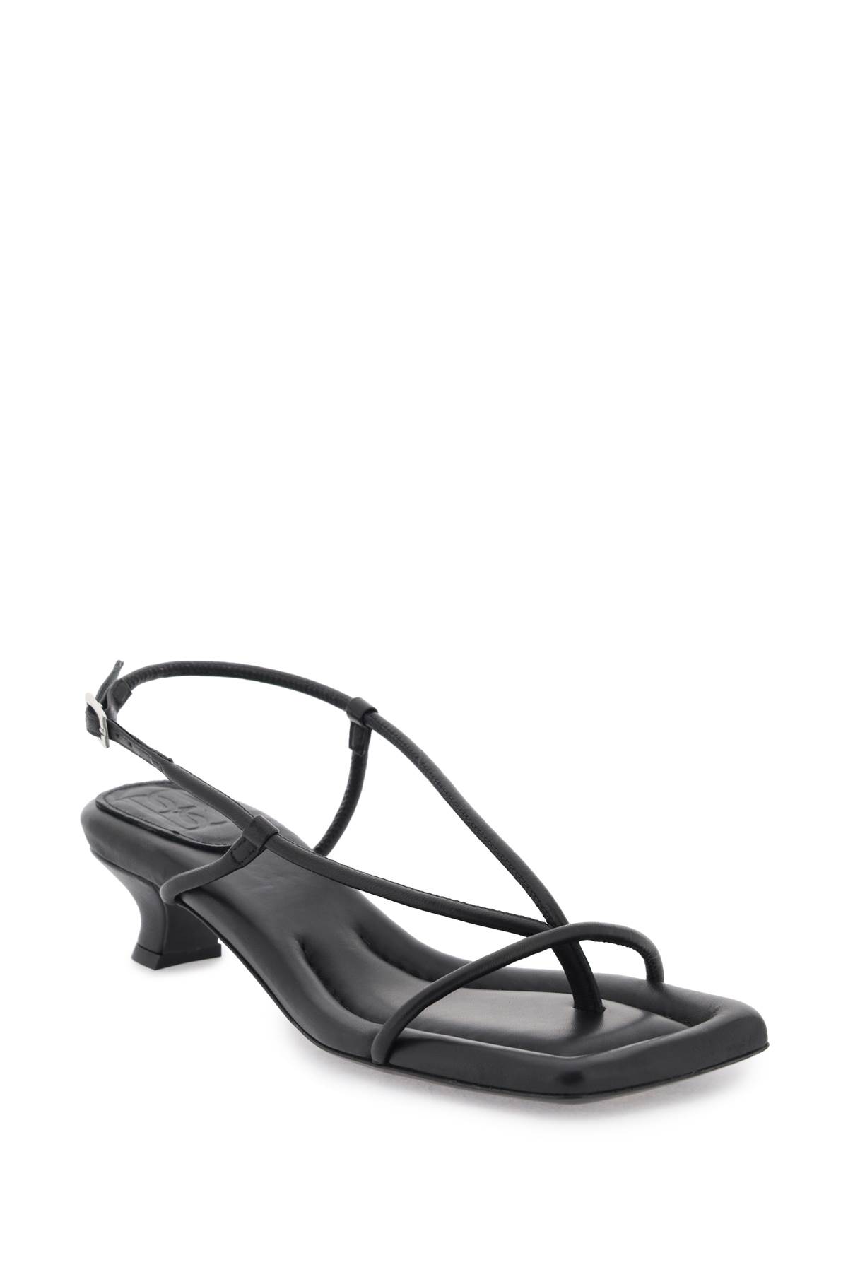 Shop By Malene Birger Tevi Slingback Sandals In Black (black)
