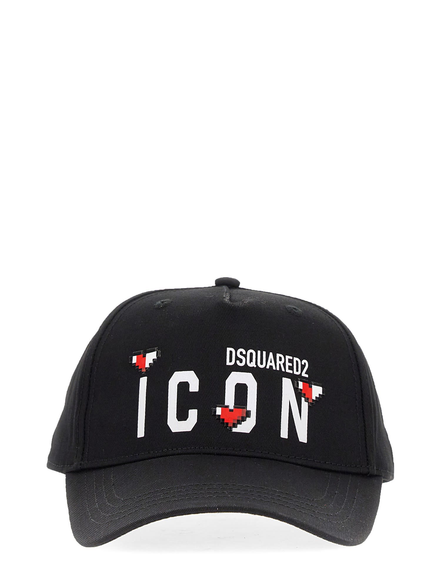 DSQUARED2 BASEBALL HAT WITH LOGO