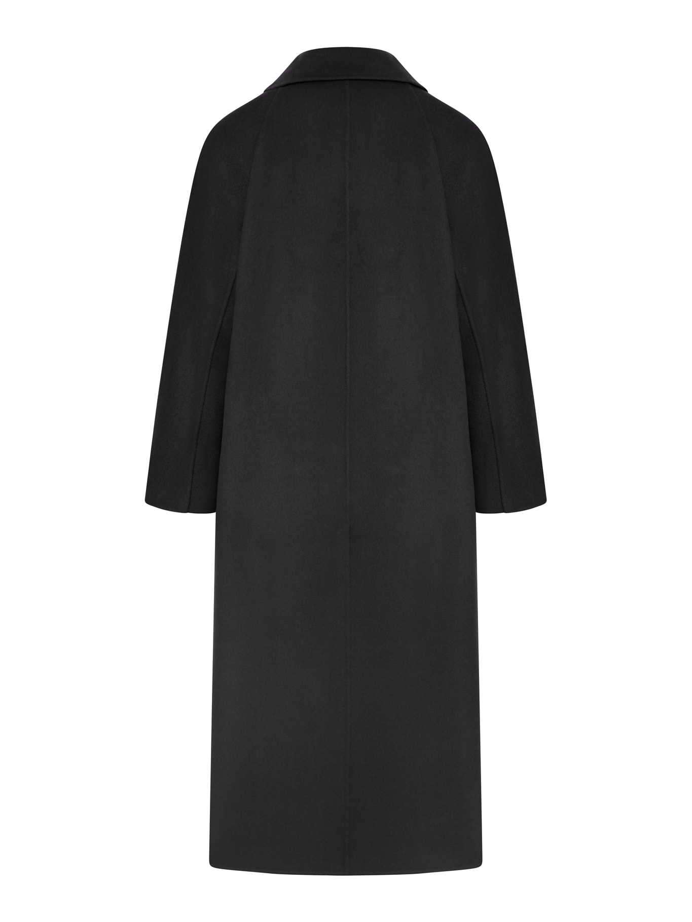 Shop 's Max Mara Capi Double Breasted Oversize Coat In Black