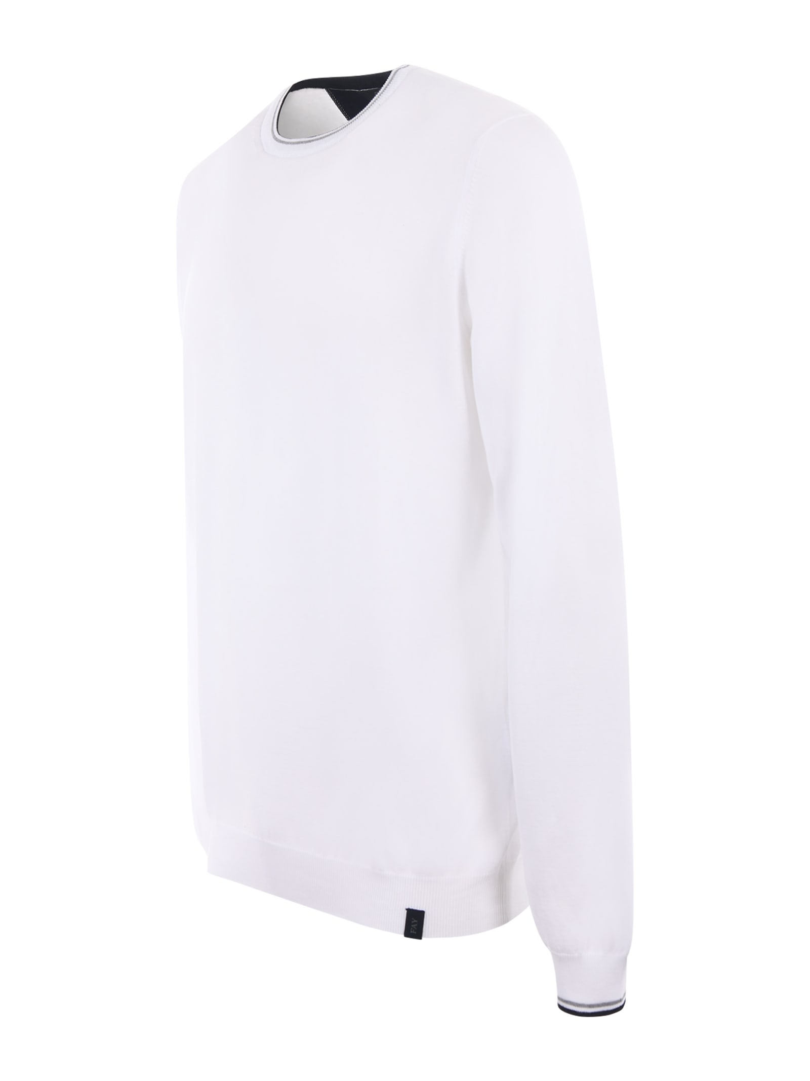 Shop Fay Sweater In Bianco
