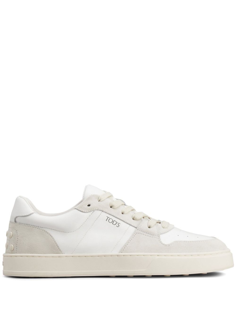 Shop Tod's Lace Up Shoes In White