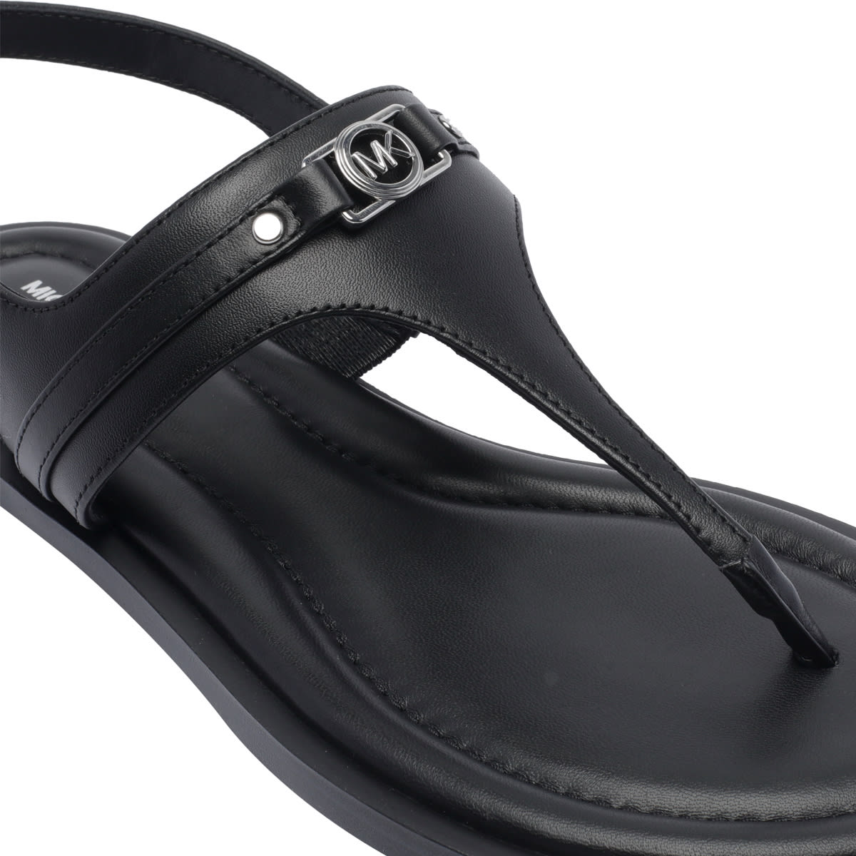 Shop Michael Michael Kors Mandy Sandals In Black