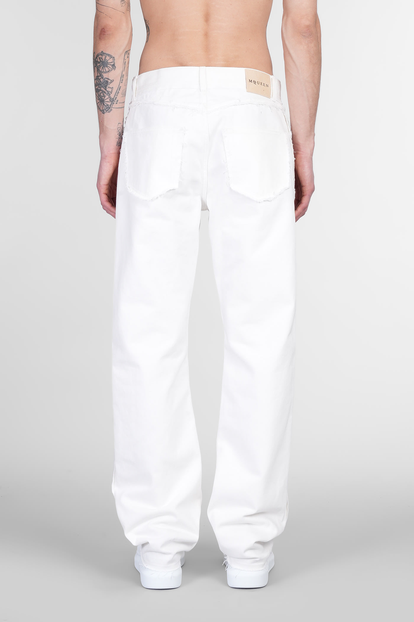 Alexander Mcqueen High Waist 5 Pockets Belt Loops Trousers