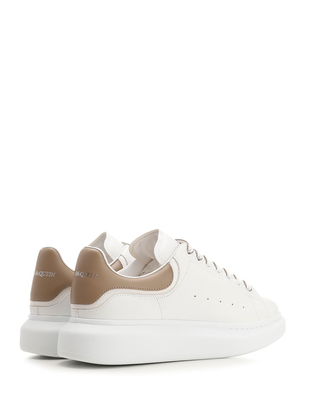 Shop Alexander Mcqueen Oversize Sneakers In White