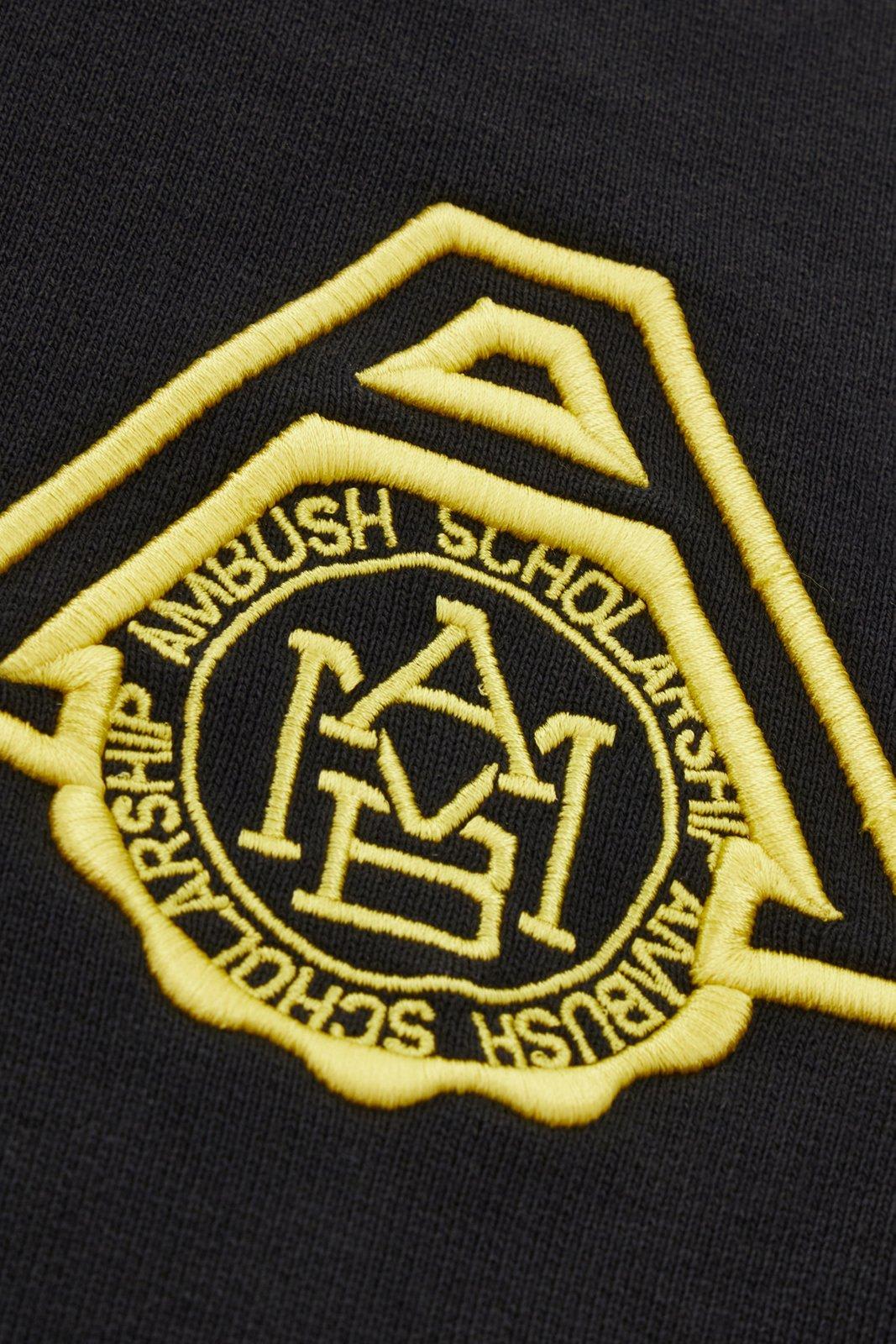 Shop Ambush Scholarship Cropped Sweatshirt In Tap Shoe Y