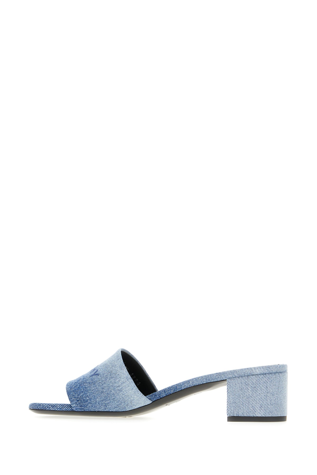 Givenchy '4g' Open Toe Block Heel Sandals In Medium Blue