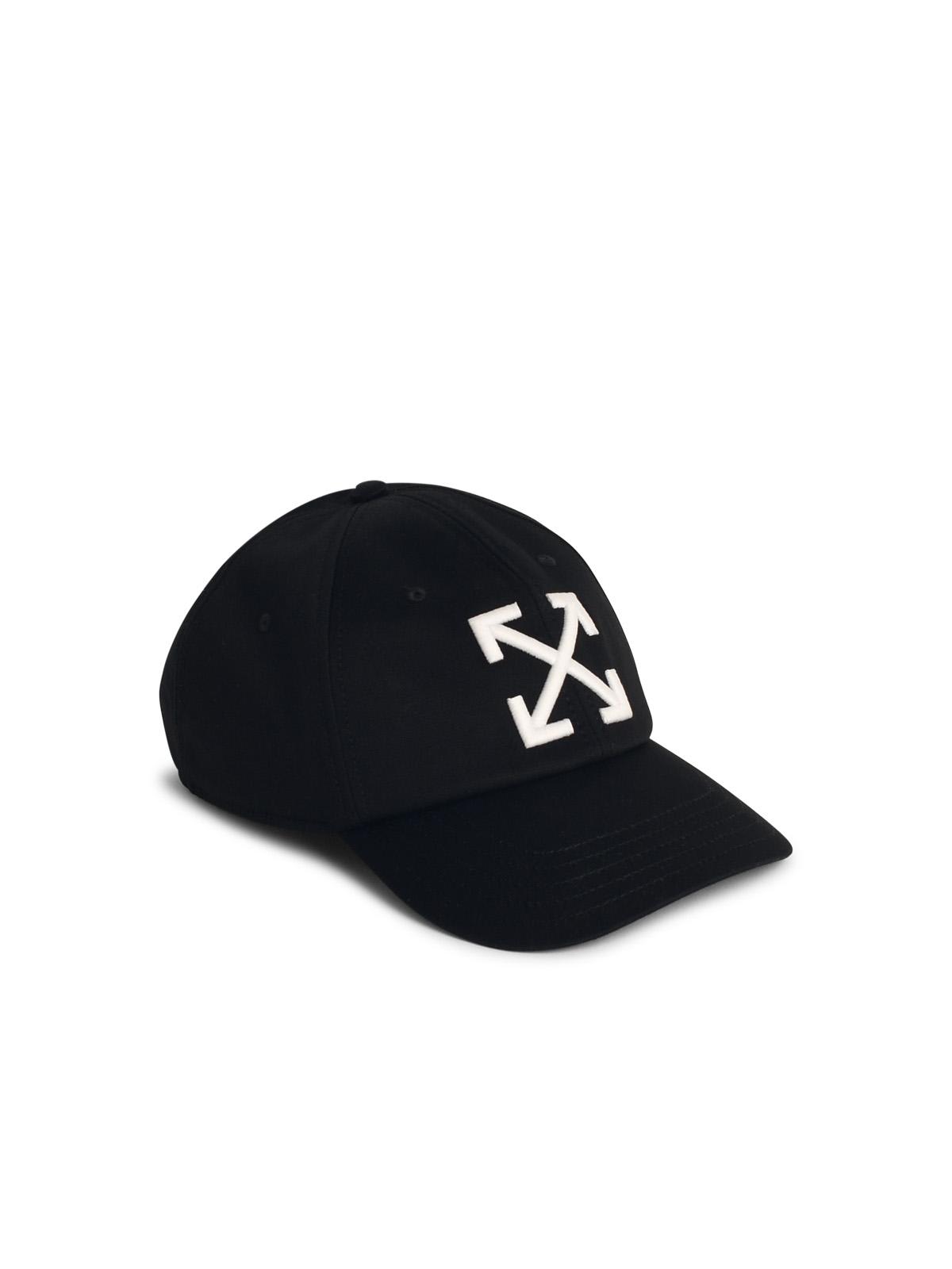Off-white Arrows-logo Baseball Cap In Black