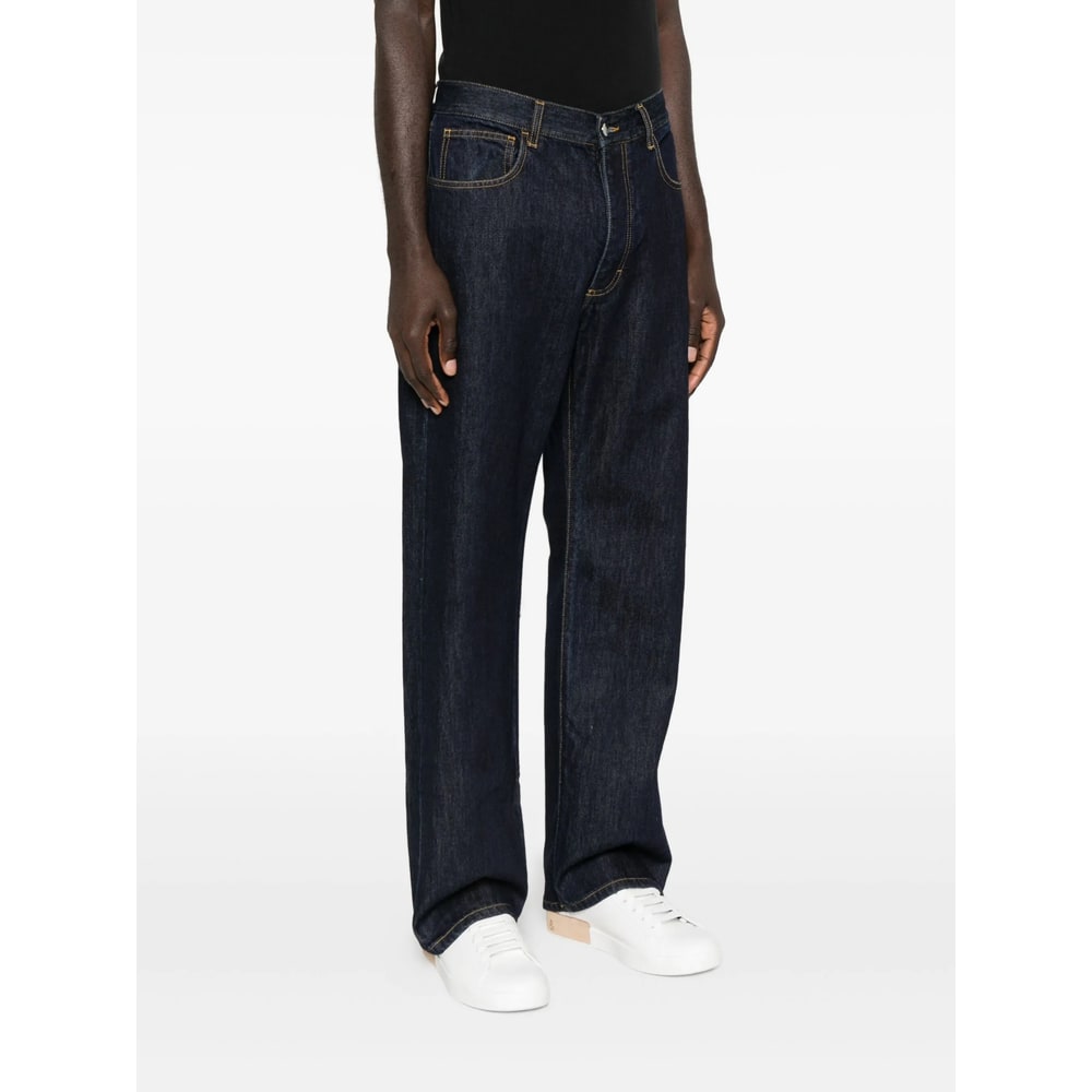 Costumein Button-fly Five-pocket Jeans In Blue