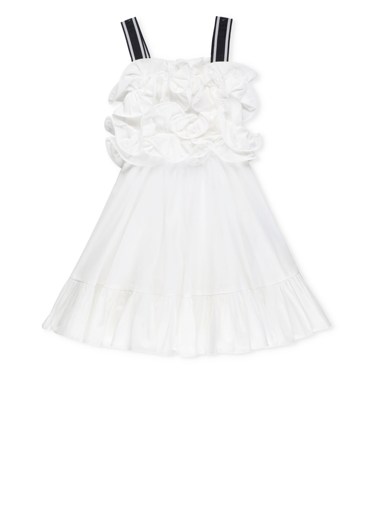 Shop Twinset Cotton Dress In White
