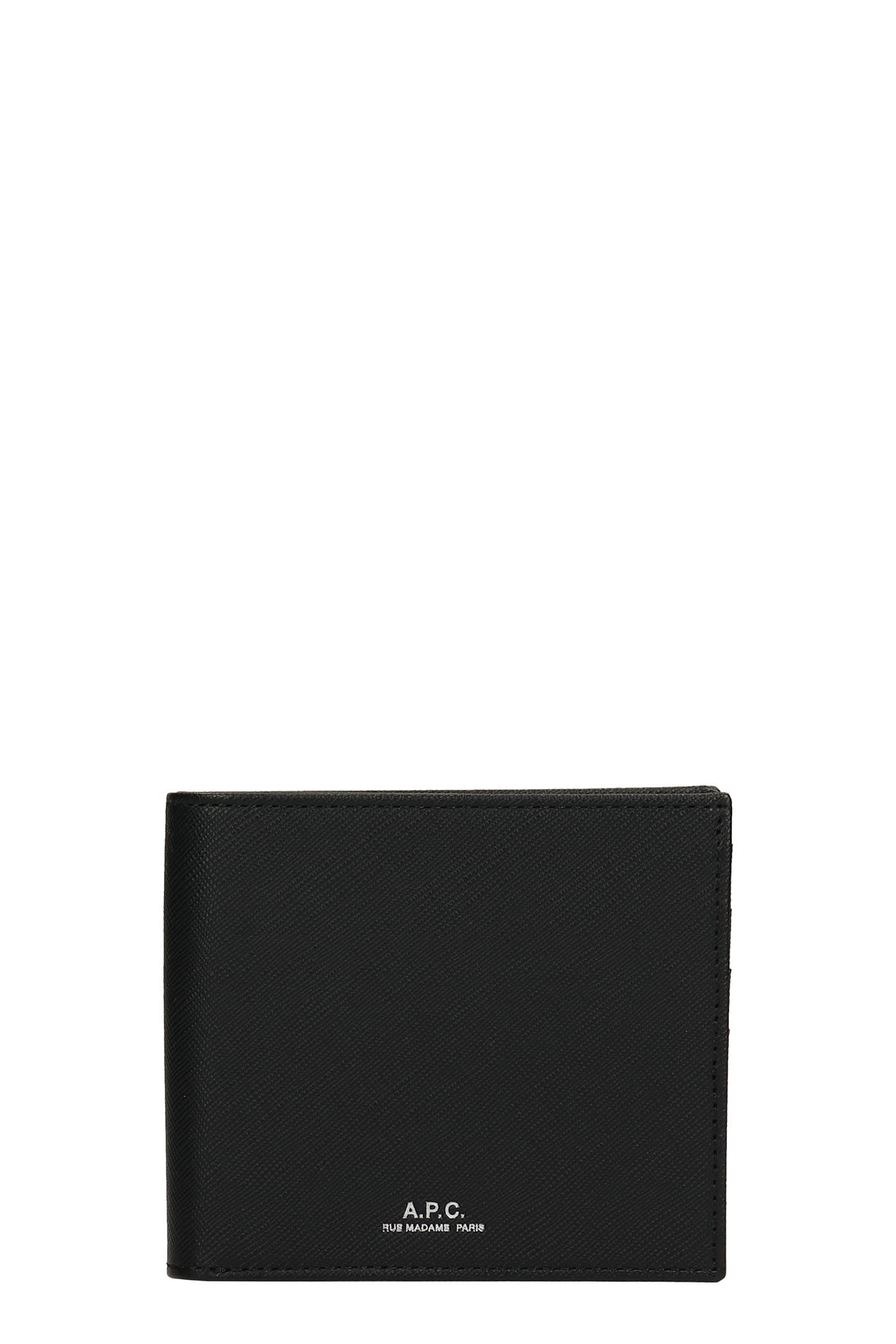 A.P.C. Aly Wallet In Black Leather