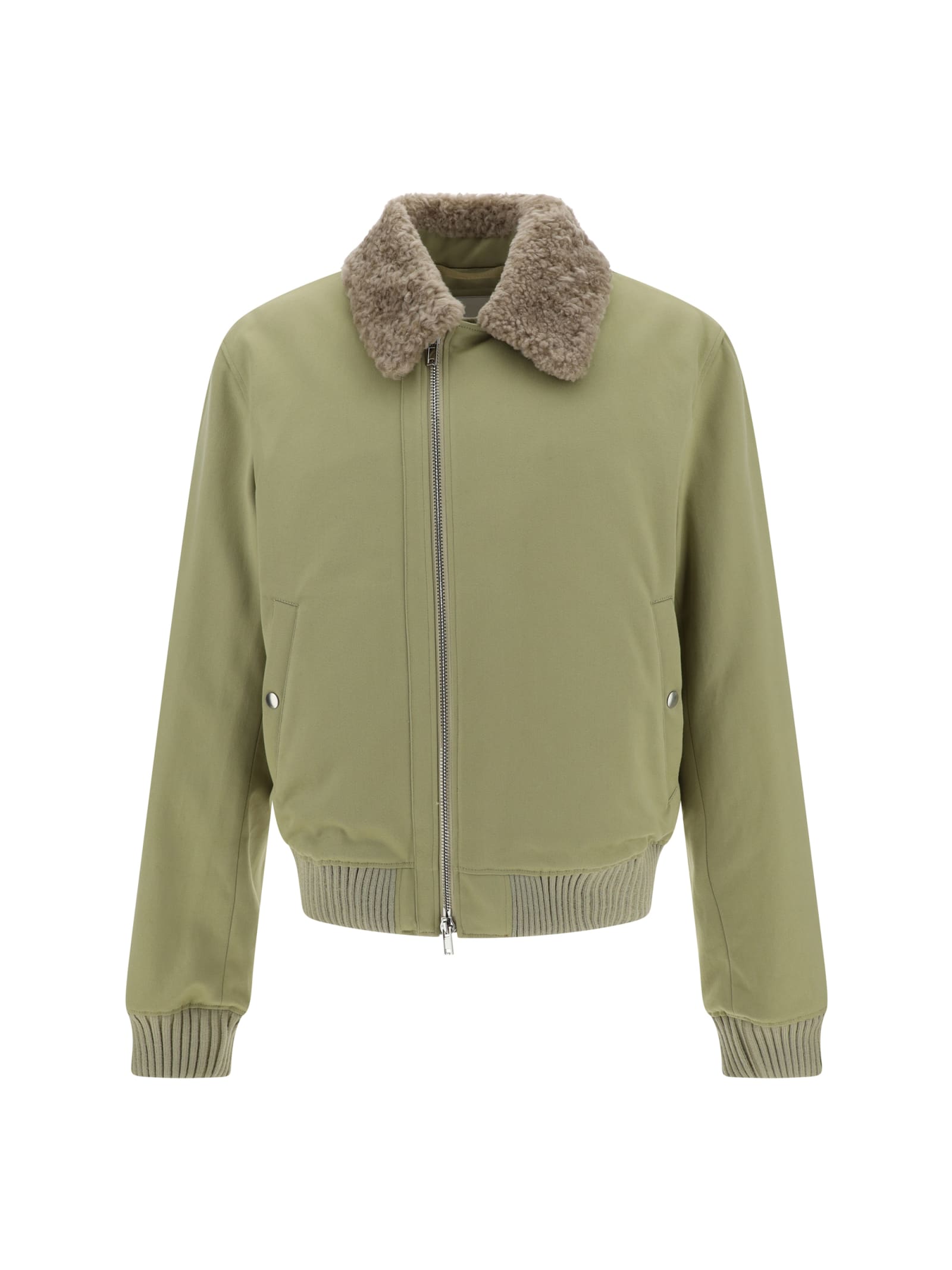 Burberry Bomber Jacket In Green