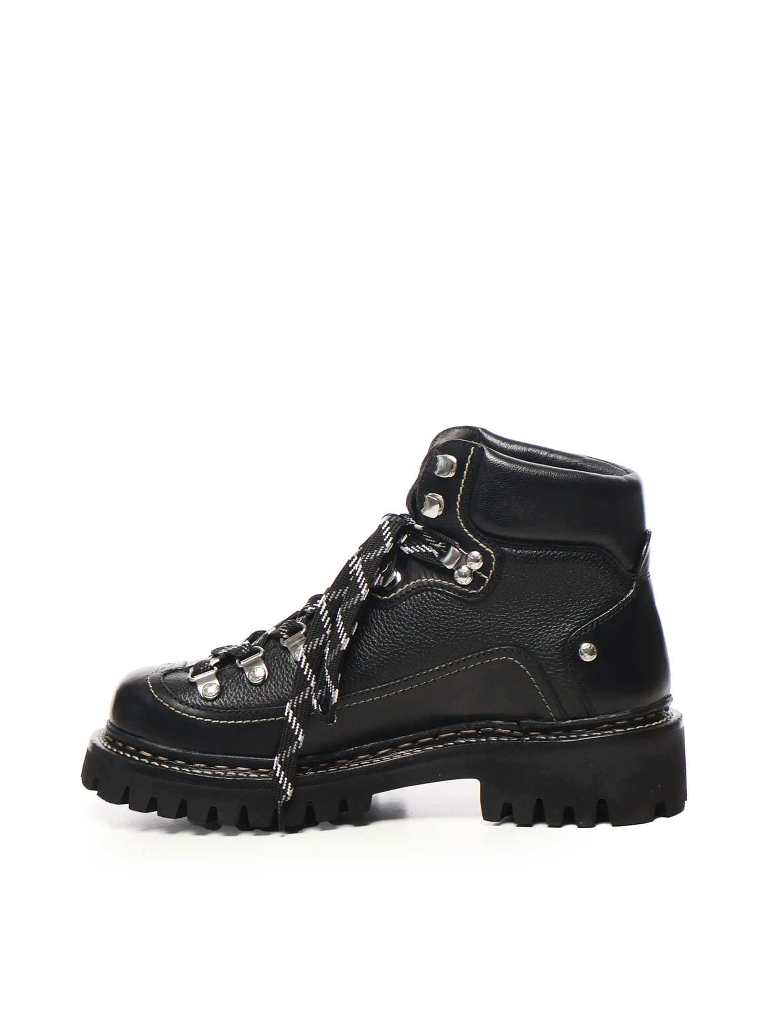 Dsquared2 Canadian Hiking Boots In Black
