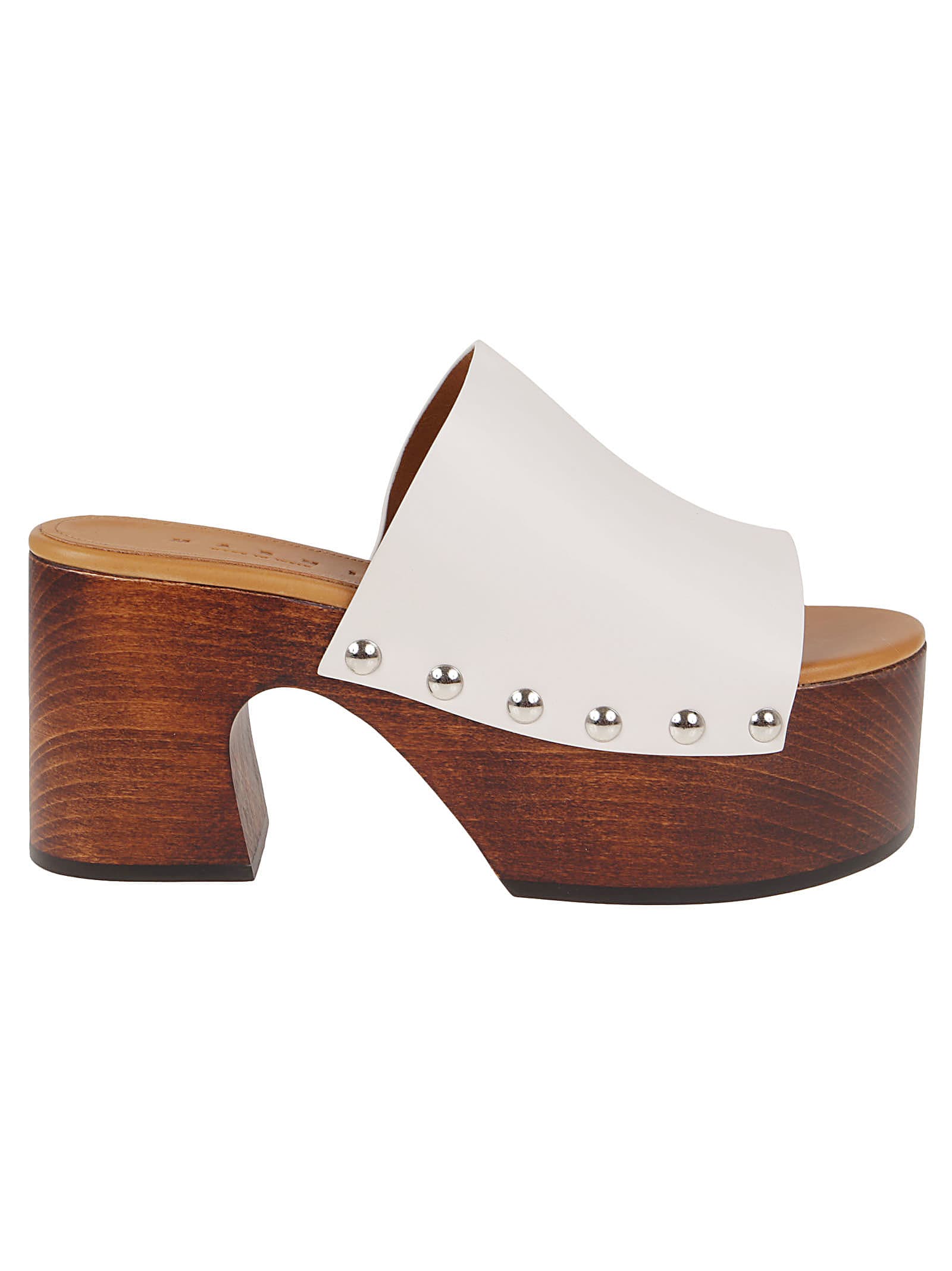 Marni Wood Heel Sandal