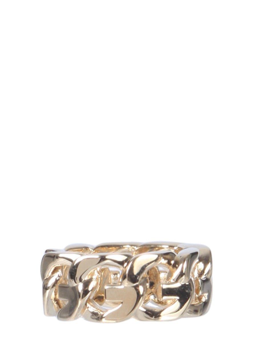 Shop Givenchy G Chain Ring In Gold