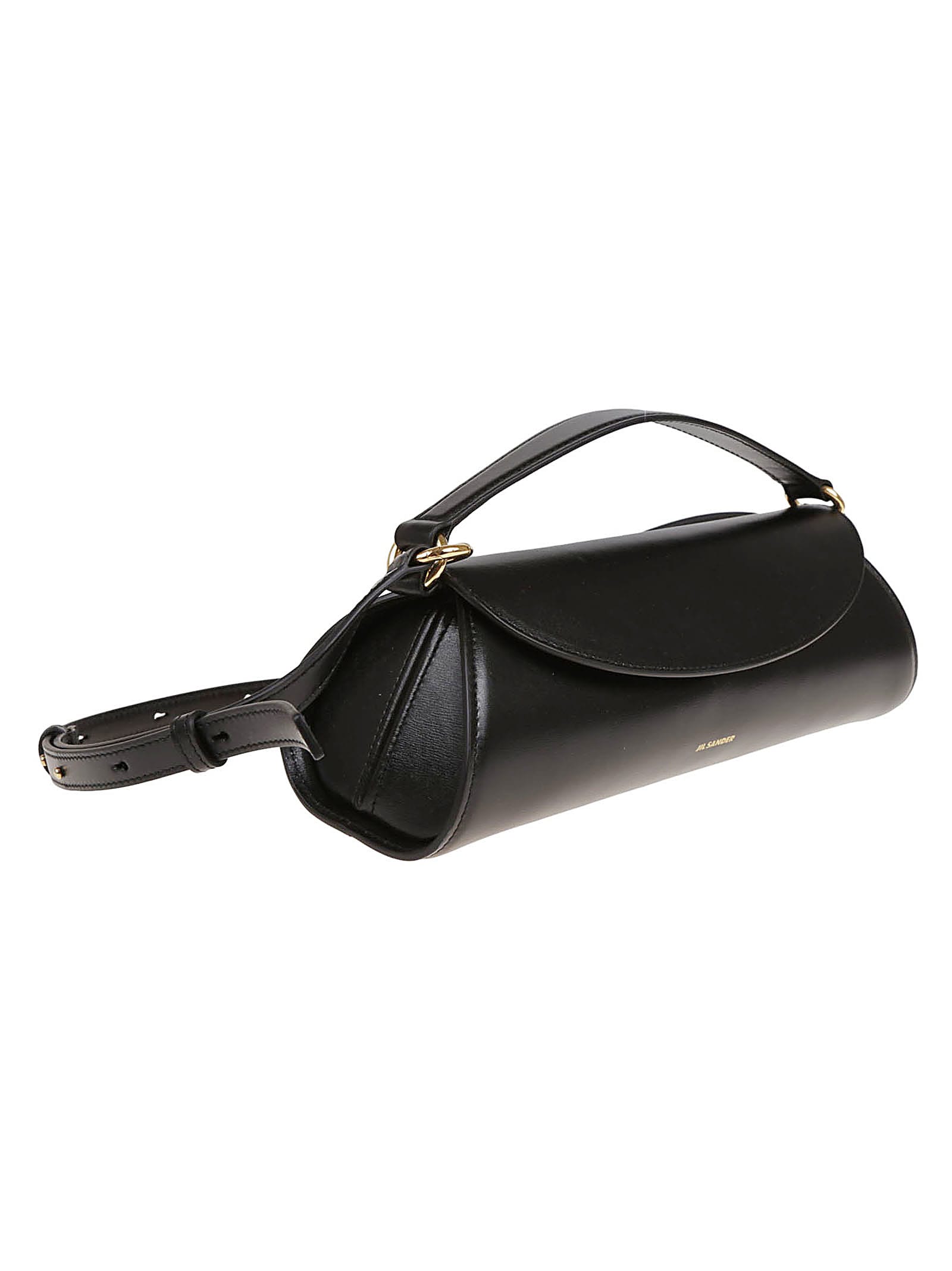 Jil Sander Cannolo Sm Handle In Black | ModeSens