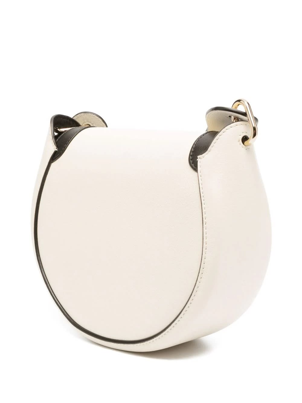 Shop Chloé Arlène Small Shoulder Bag In White And Black