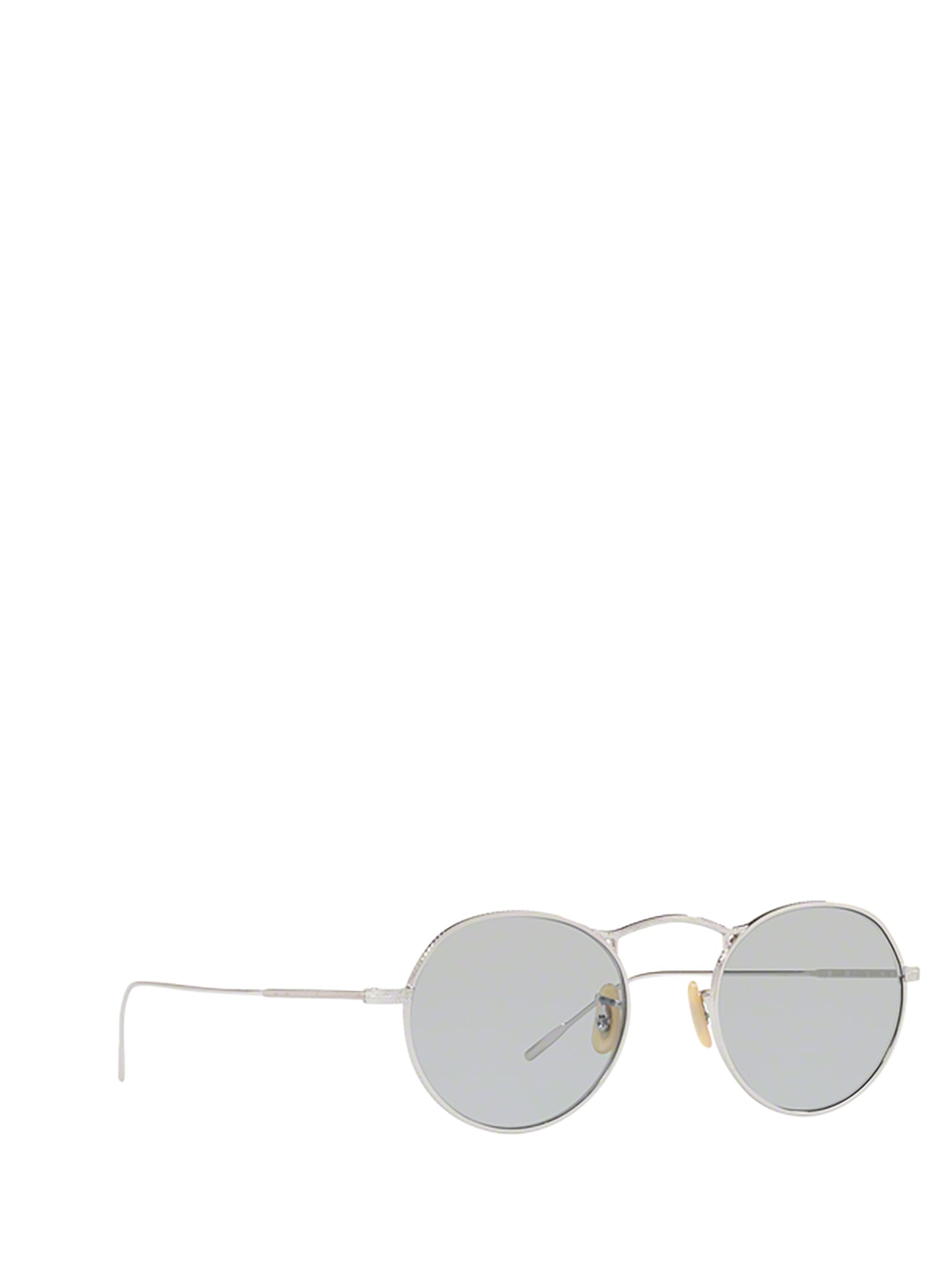 Shop Oliver Peoples Ov1220s Silver Sunglasses In 5036r5