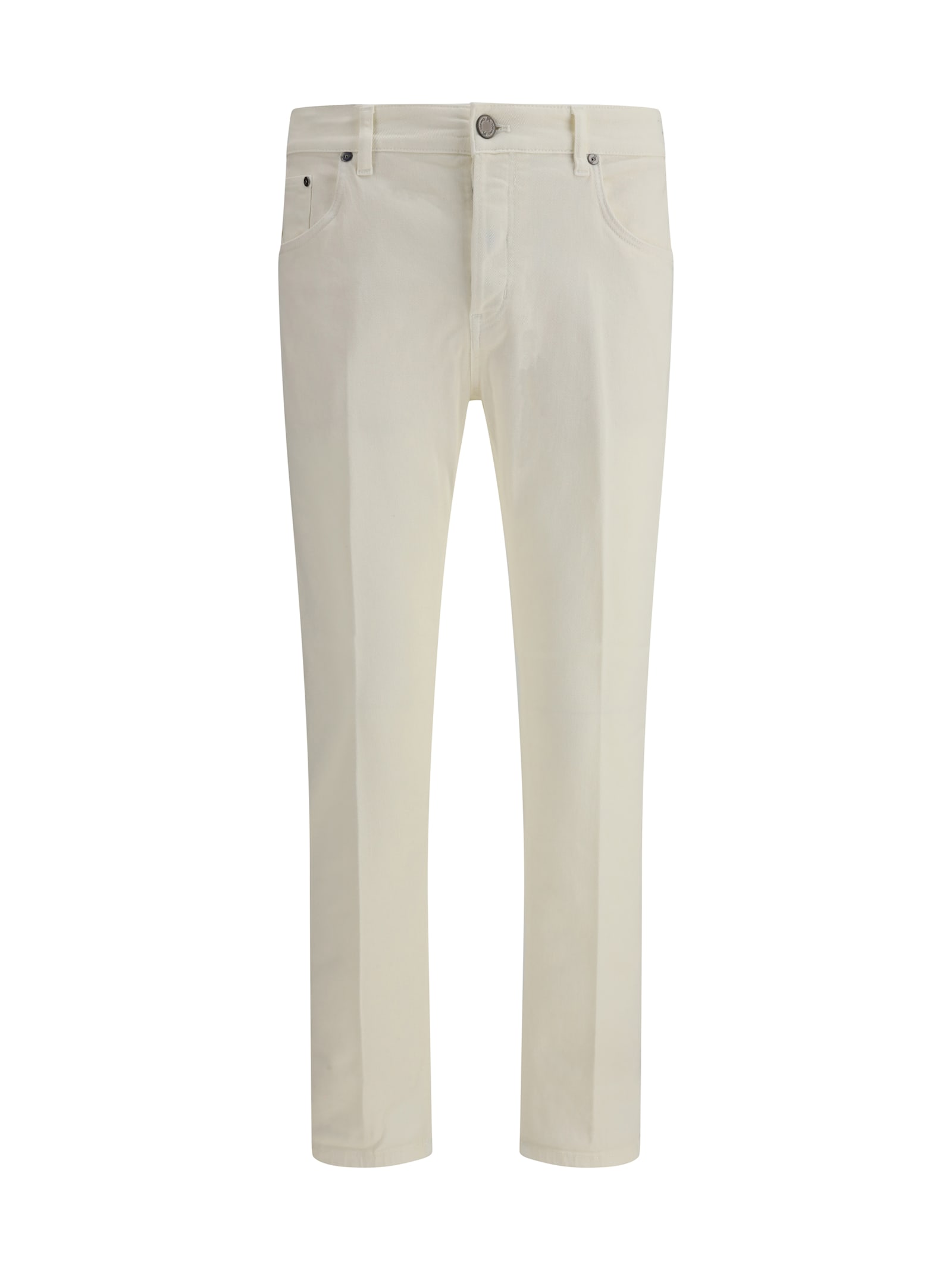 Pt Torino Five-pocket Jeans In Neutral