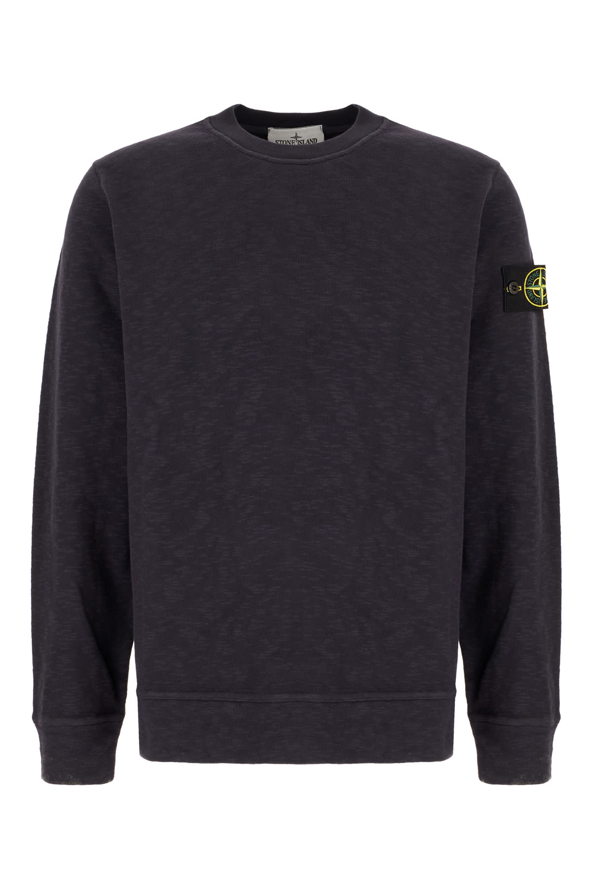 Stone Island Midnight Blue Cotton Sweater In Gray