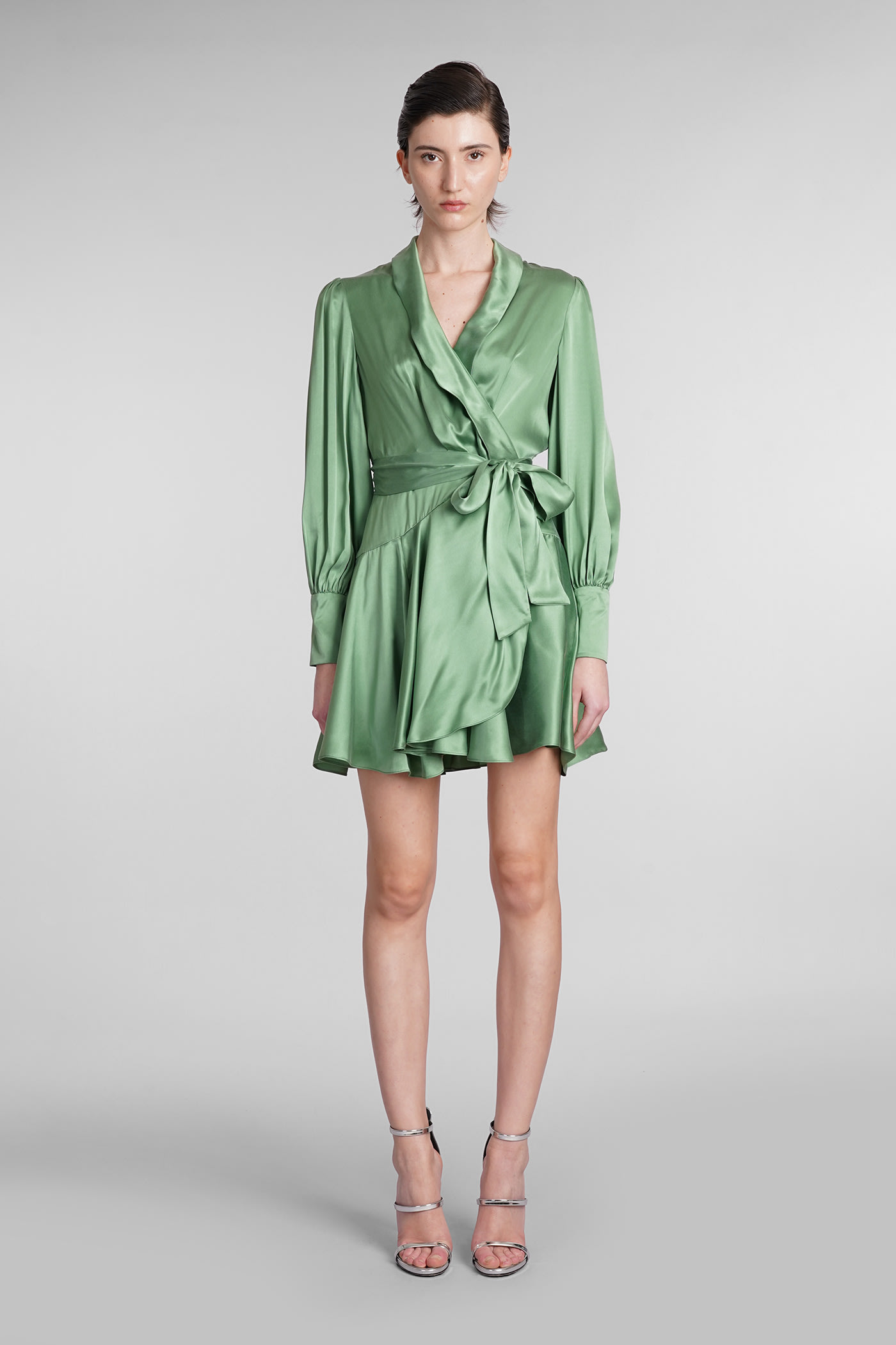 Dress In Green Silk