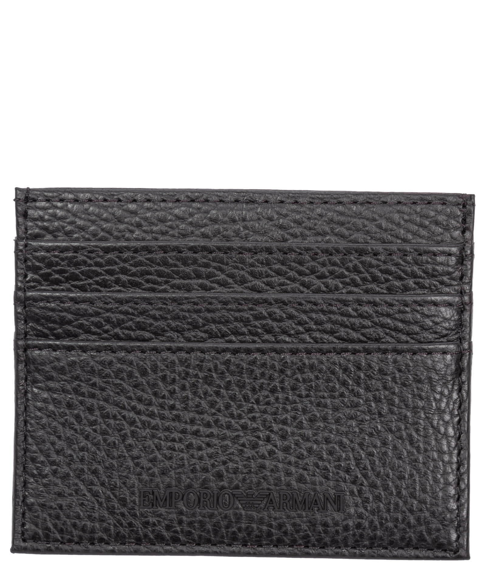 Emporio Armani Leather Credit Card Holder