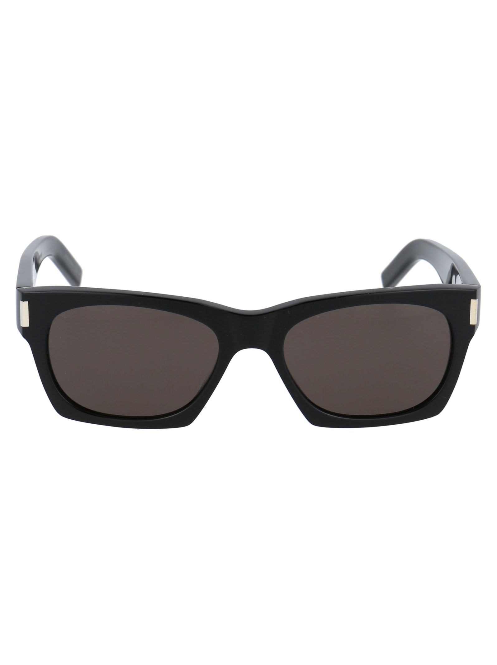 Shop Saint Laurent Sl 402 Sunglasses In 001 Black Black Black