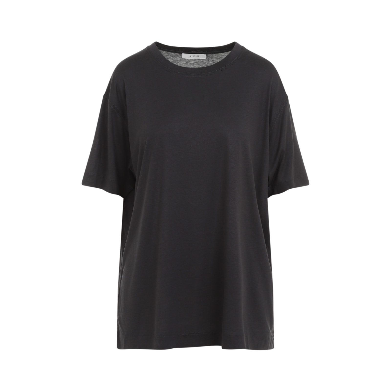 Shop Lemaire Short Sleeves T-shirt In Black