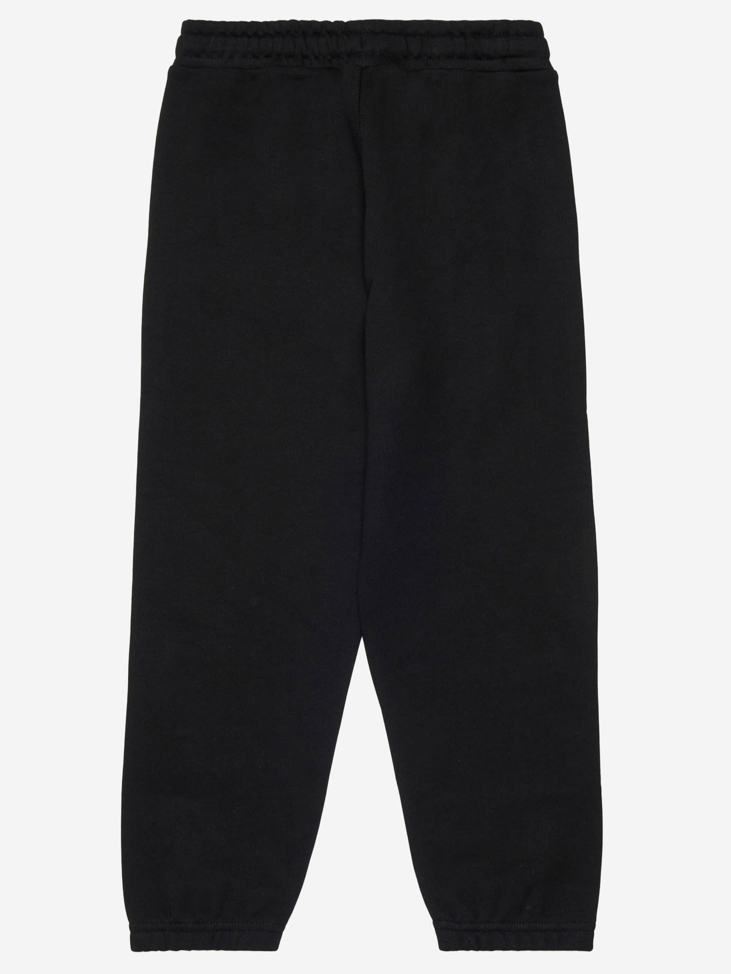 Diesel Cotton Trousers With Logo In Black