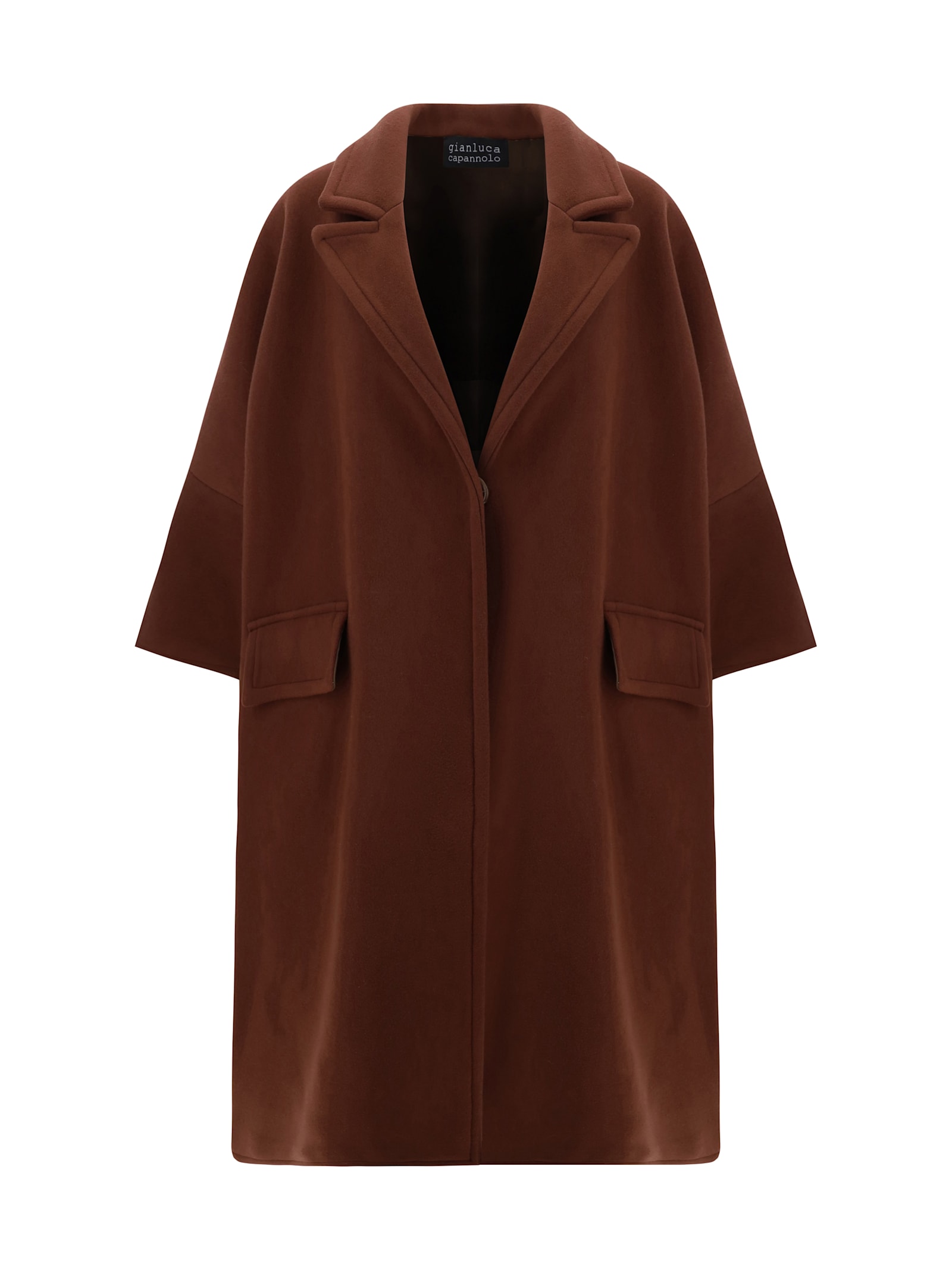 Shop Gianluca Capannolo Angela Coat In Burnt