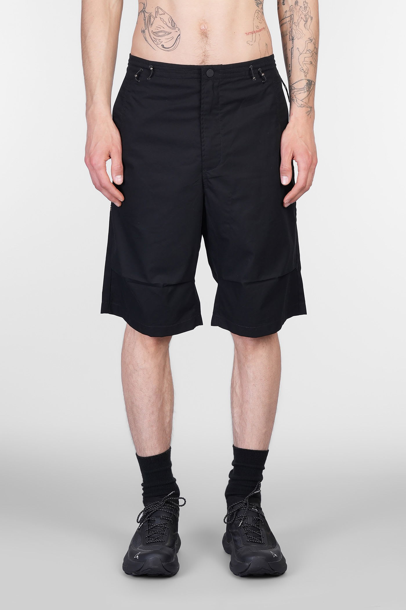 Shorts In Black Cotton