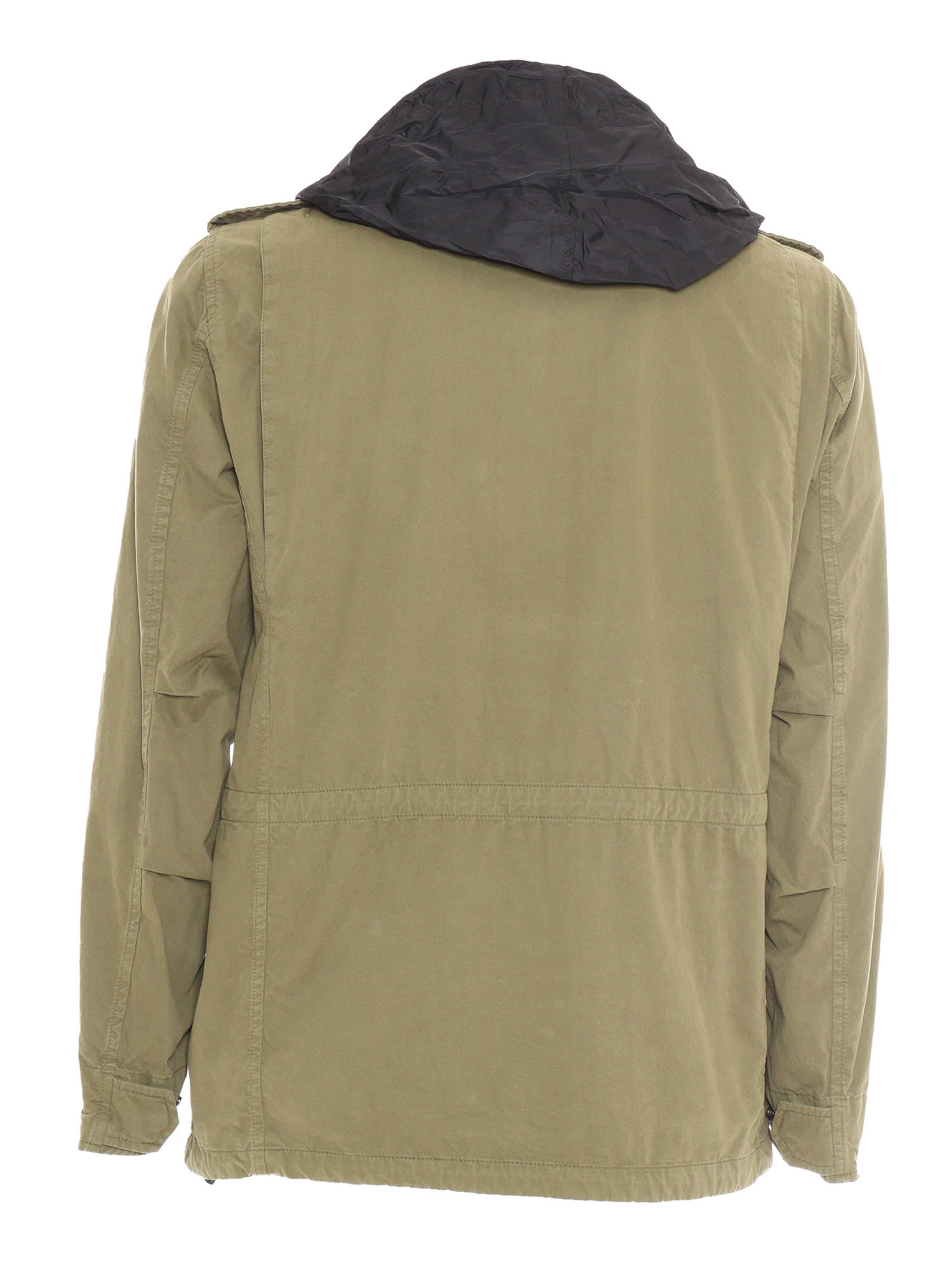 Aspesi Minifield Cot Jacket In Green