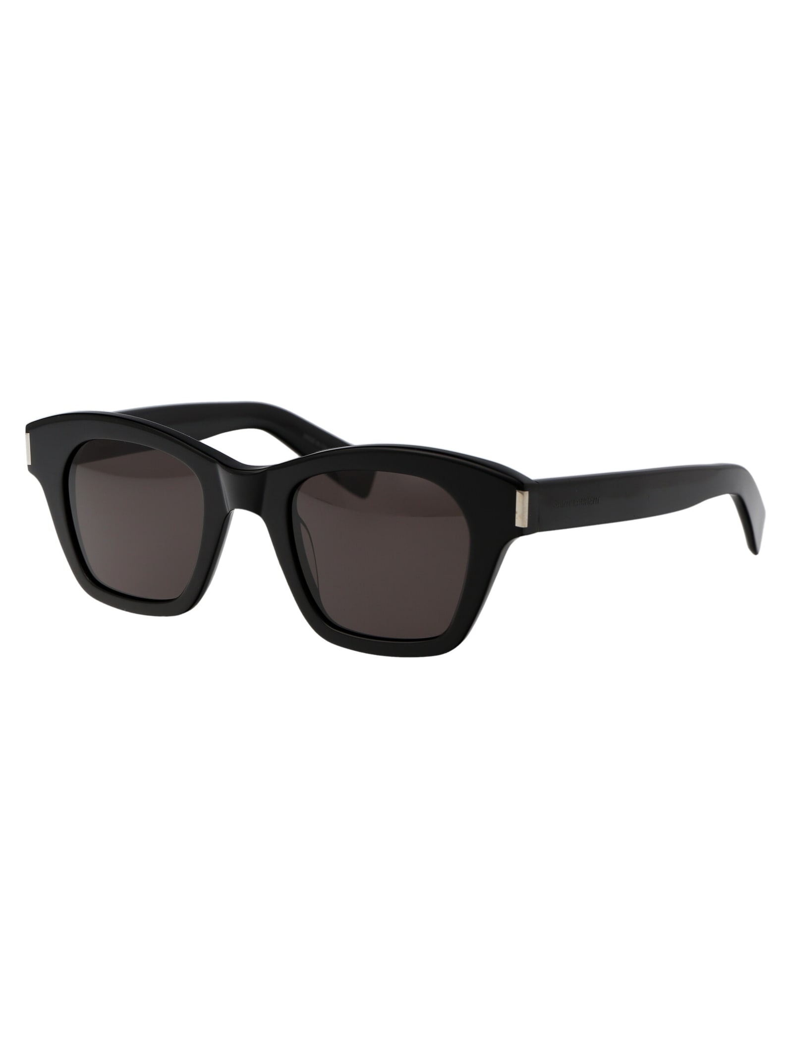 Shop Saint Laurent Sl 592 Sunglasses In 001 Black Black Black
