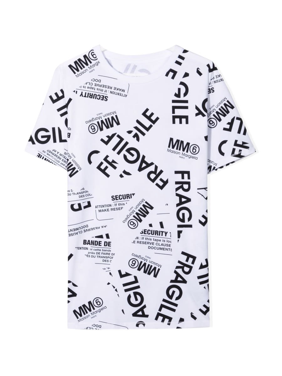 Mm6 Maison Margiela T-shirt In White