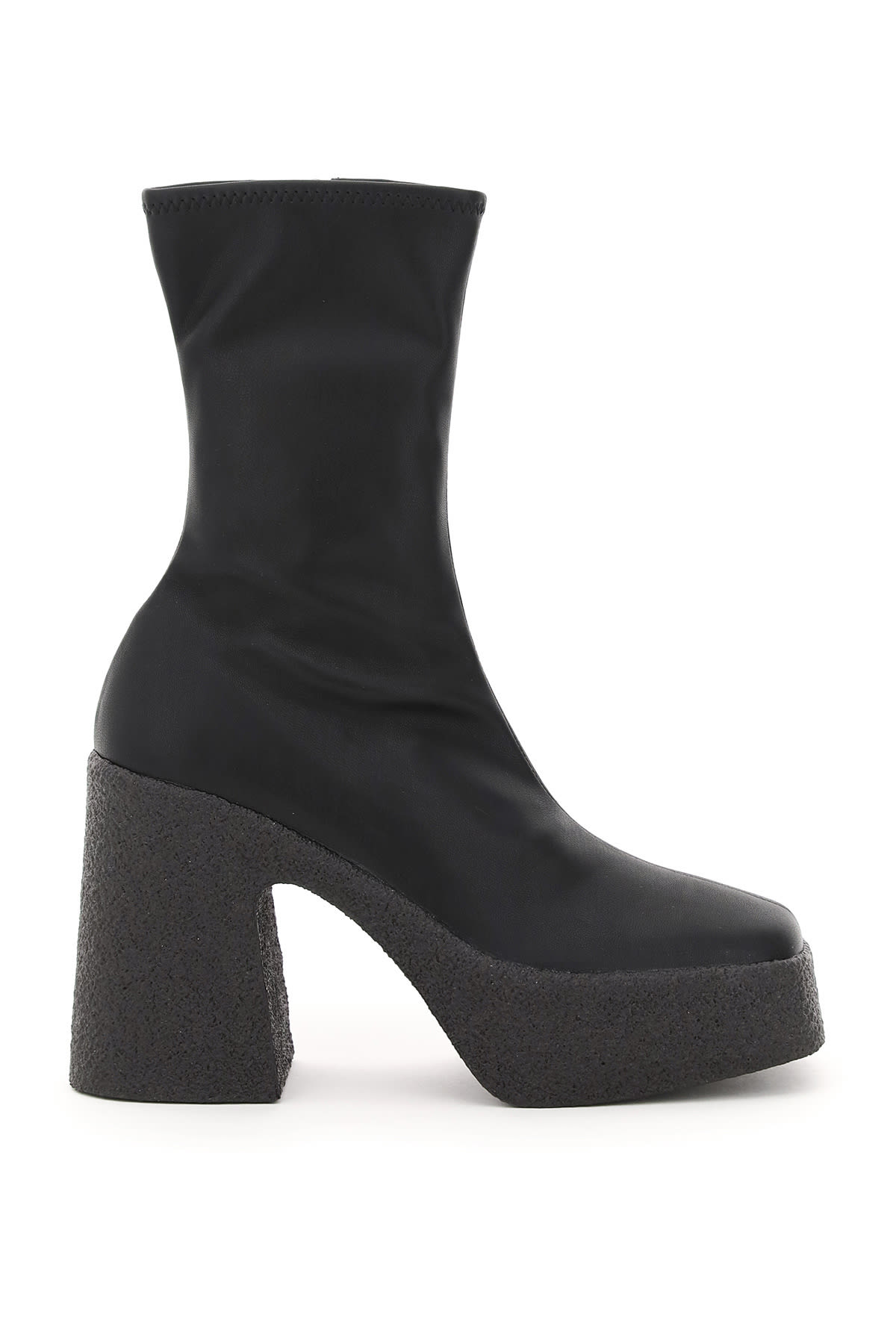 Buy Stella McCartney Thick Heel Stretch Boots online, shop Stella McCartney shoes with free shipping